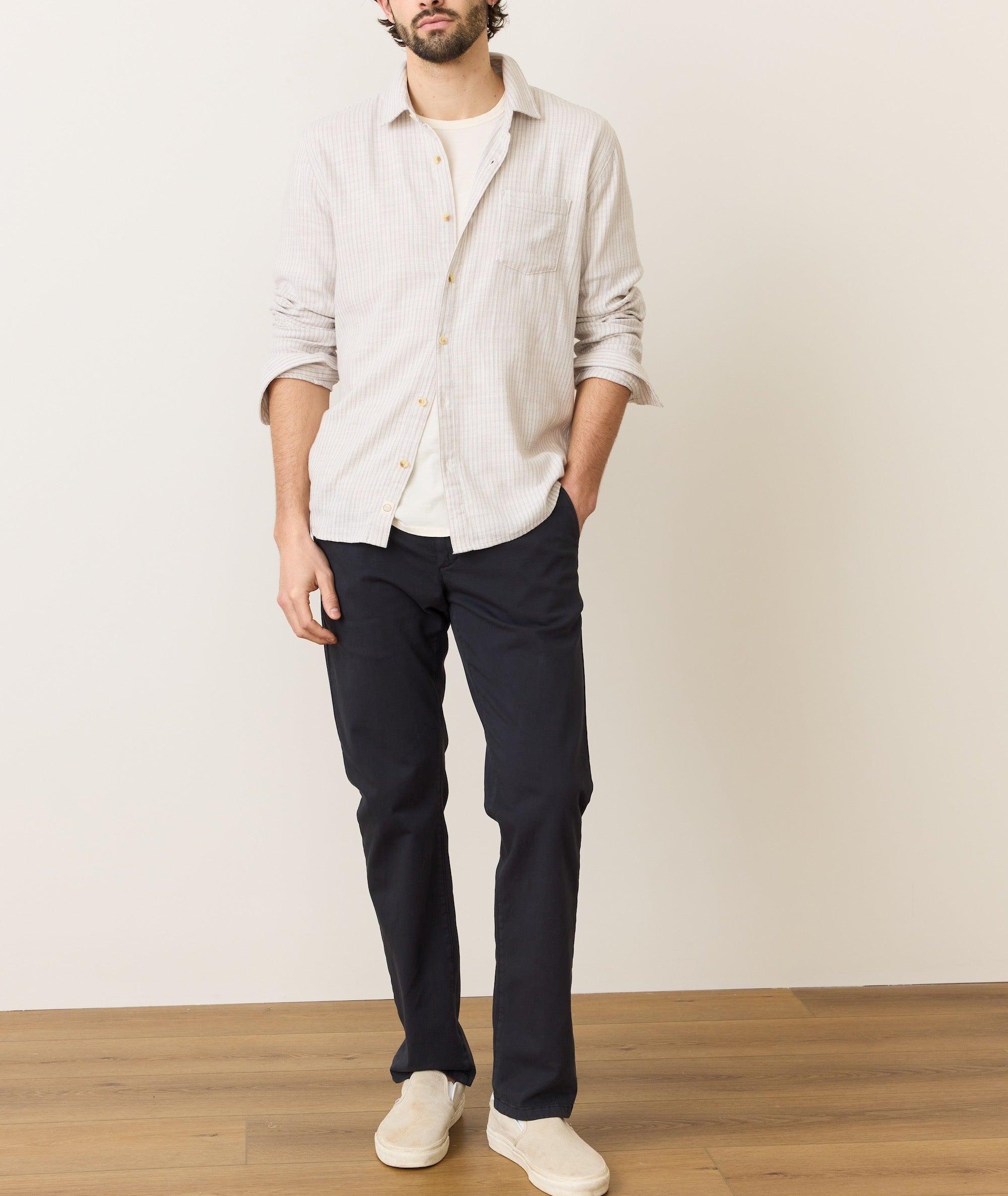 Stretch Selvage Long Sleeve Shirt Product Image
