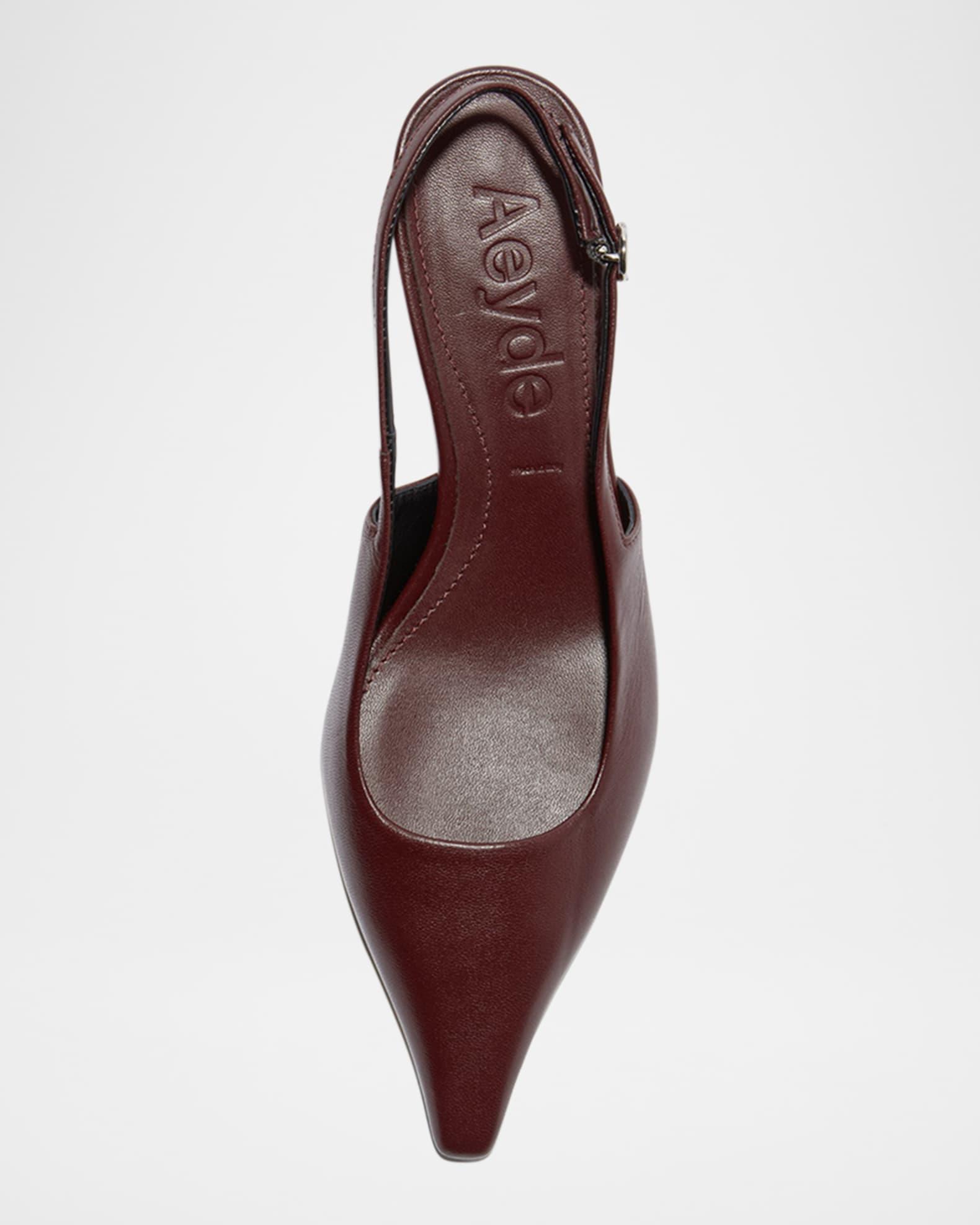 Catrina Nappa Leather Slingback Pumps Product Image