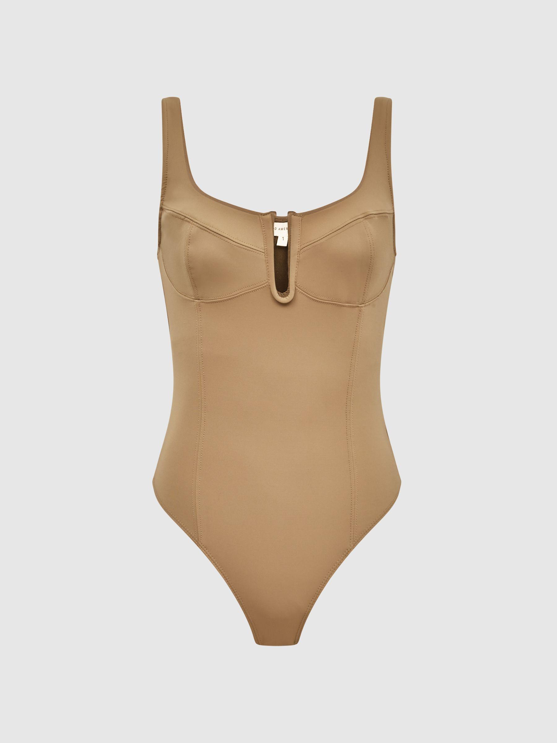 Good American Corset Bodies in Taupe Product Image