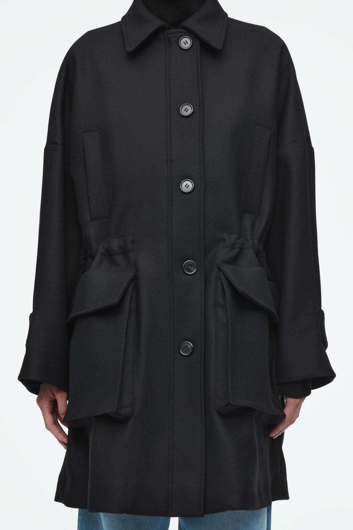 OVERSIZED WOOL WORKWEAR COAT Product Image