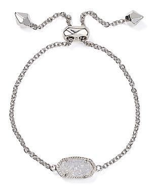 Kendra Scott Elaina Gold Adjustable Chain Bracelet in | Dichroic Glass Product Image