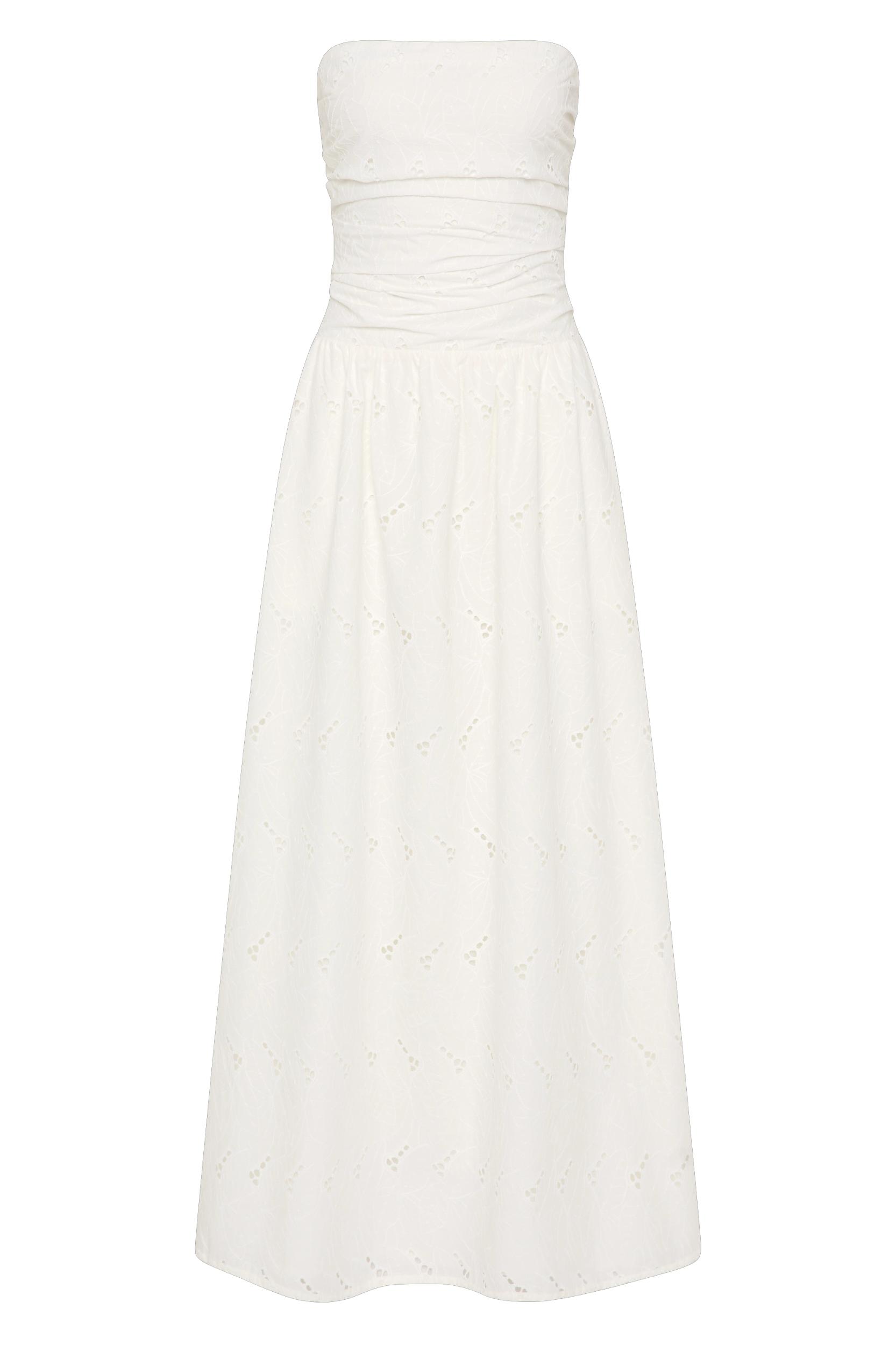 Moa Maxi Dress Birgitta Broderie Anglaise White - Final Sale Product Image