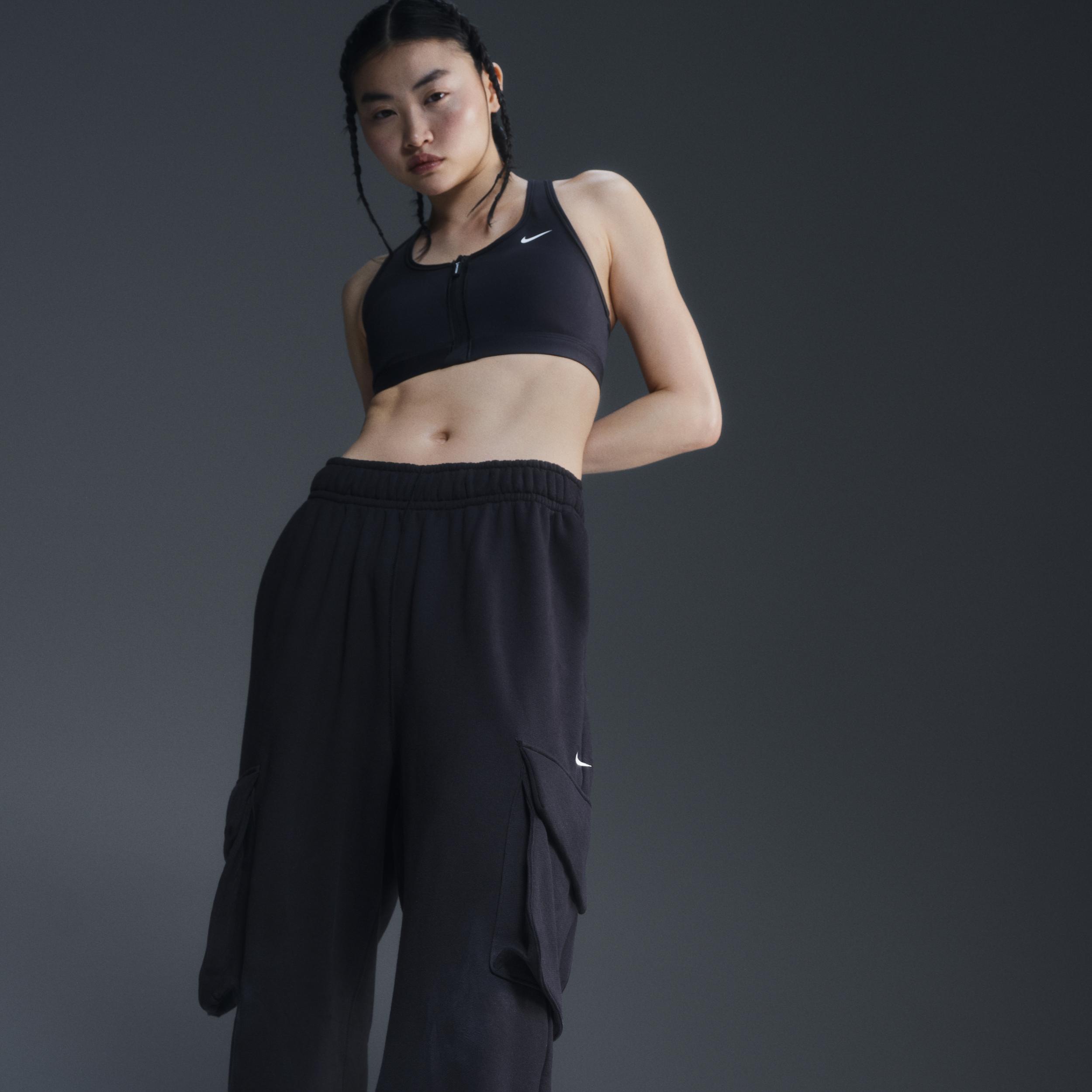 Women's Nike Sportswear Low-Rise Oversized French Terry Open-Hem Pants Product Image