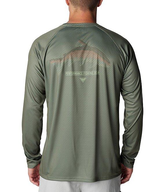 Columbia PFG Super Terminal Tackle Super Fade Long Sleeve Graphic T-Shirt Product Image