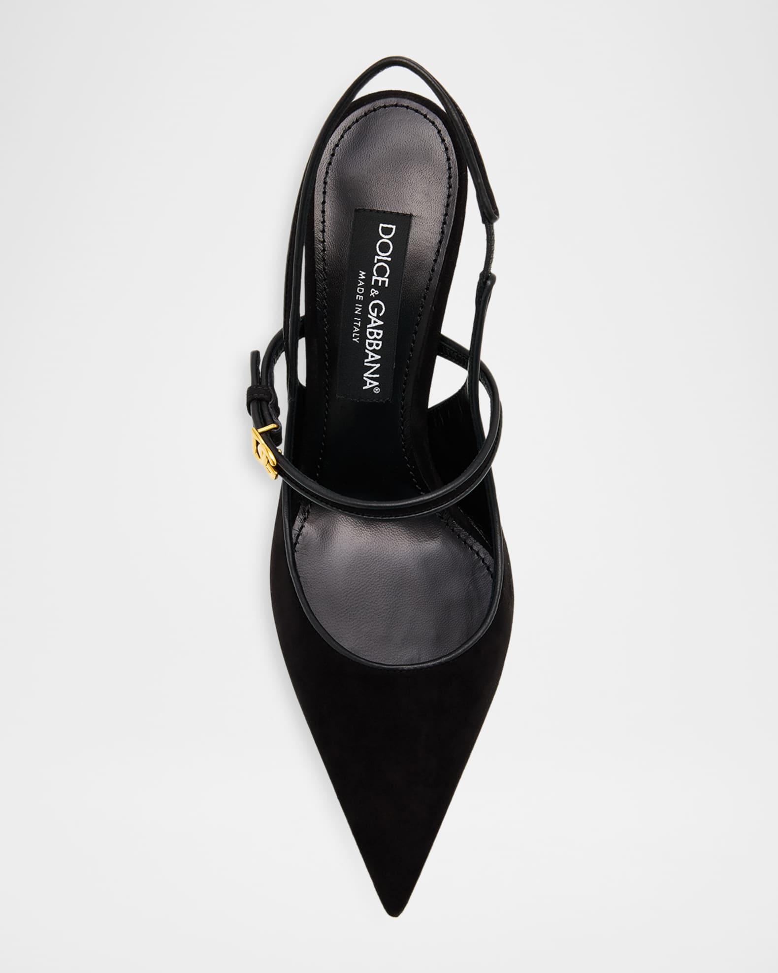 DG Suede Mary Jane Slingback Pumps Product Image