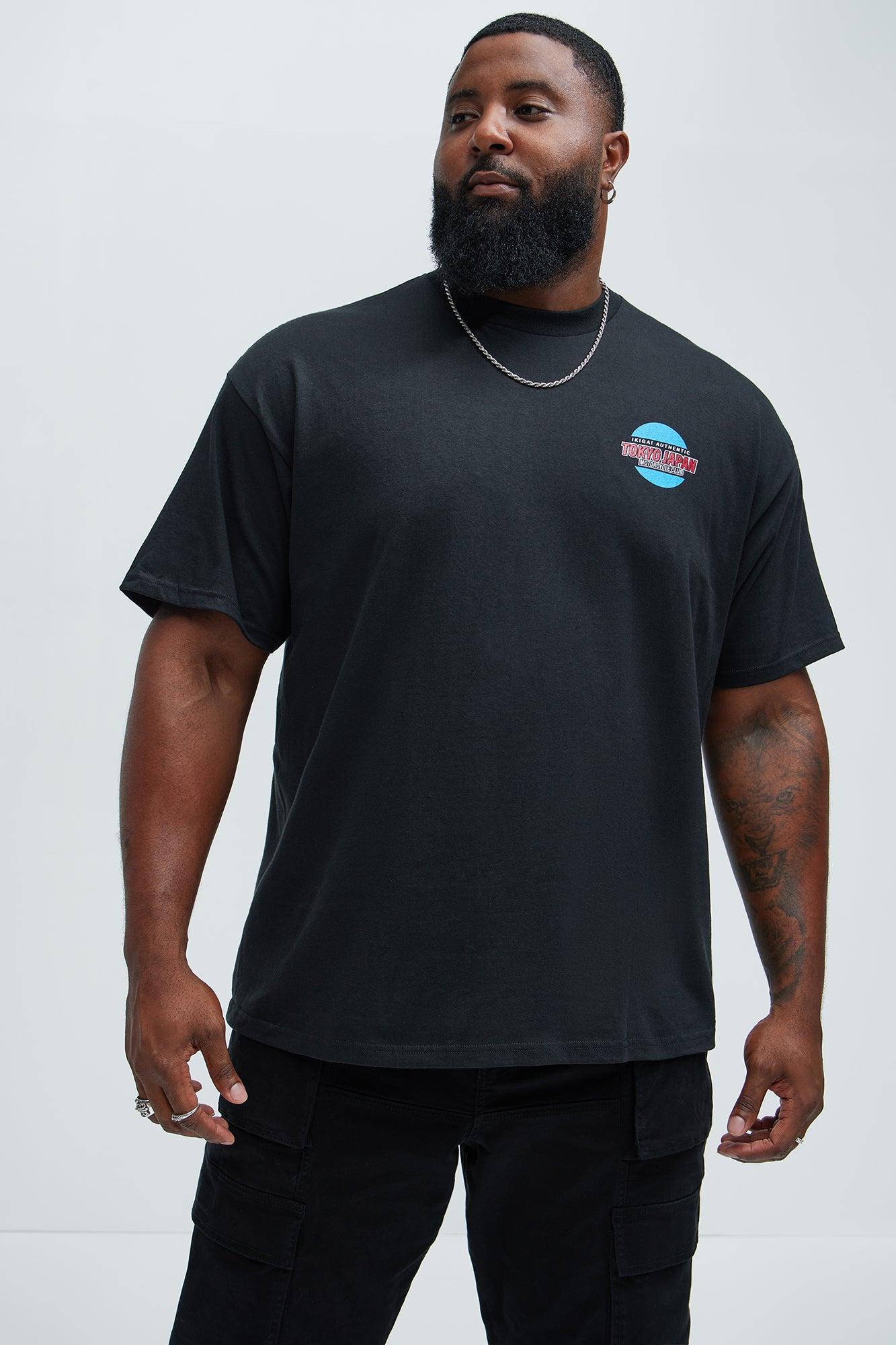 Anime Moto Club Short Sleeve Tee - Black Product Image