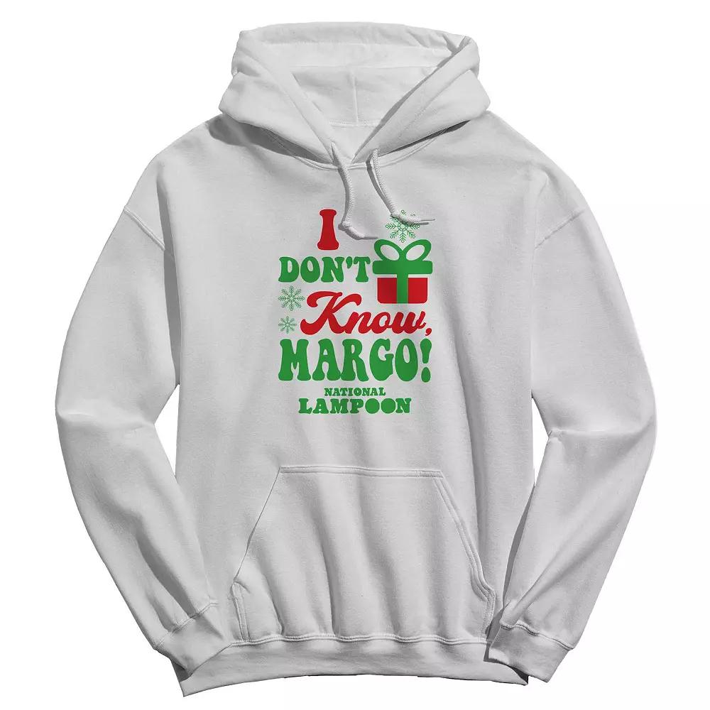 Men's I Don't Know Margo National Lampoon's Christmas Vacation Graphic Hoodie, Size: XXL, White Product Image