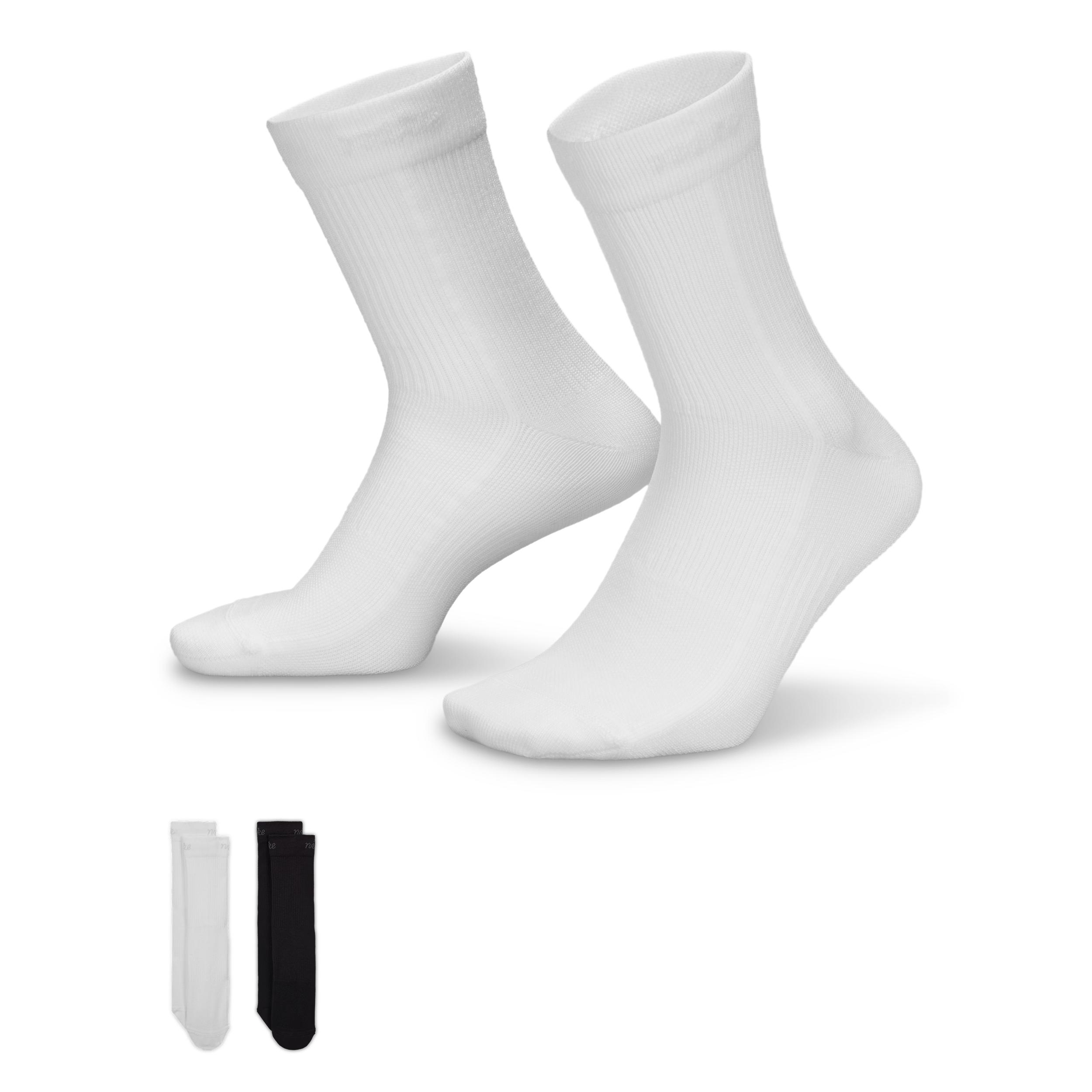Nike Womens Everyday Plus Lightweight Crew Socks (2-Pair) | HQ7762-903 Product Image