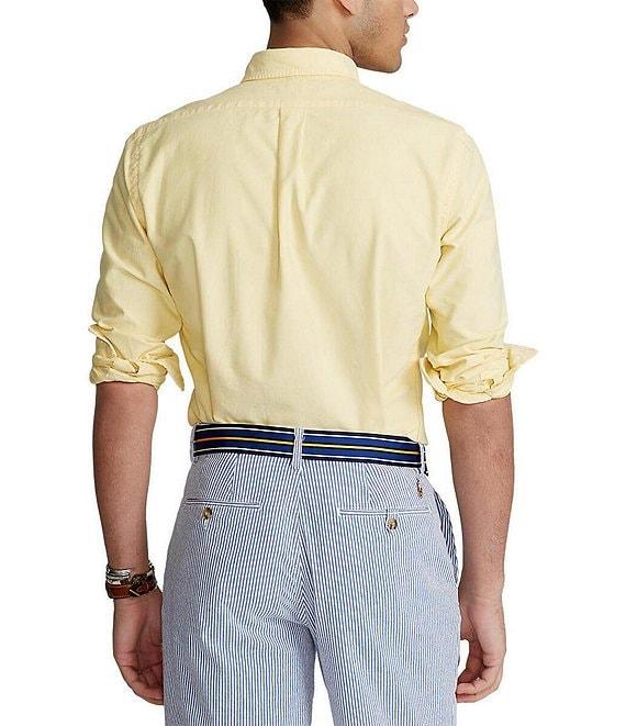 Polo Ralph Lauren Solid Oxford Long-Sleeve Woven Shirt Product Image