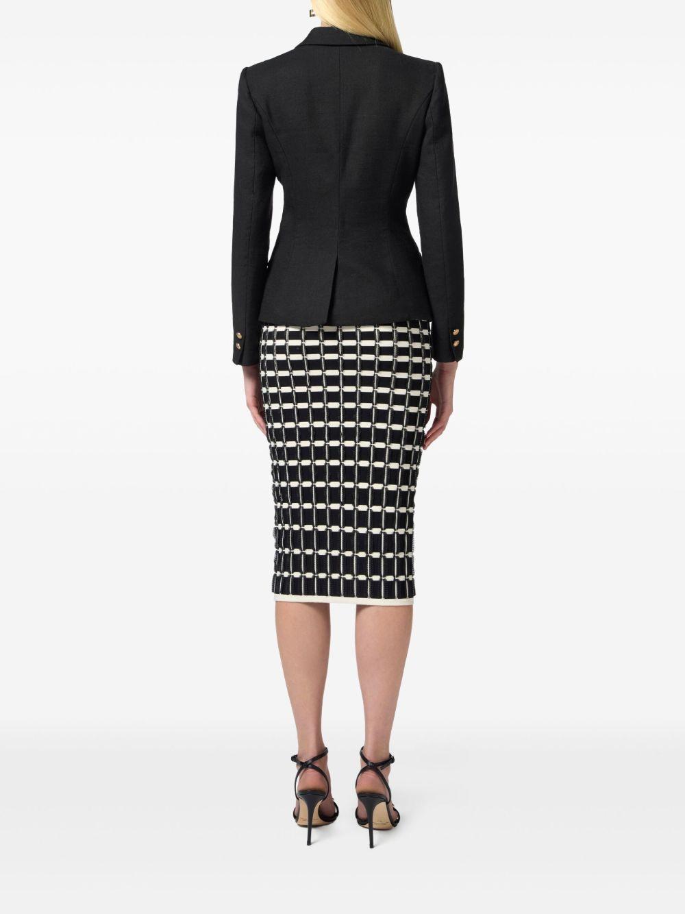 button-detail blazer Product Image