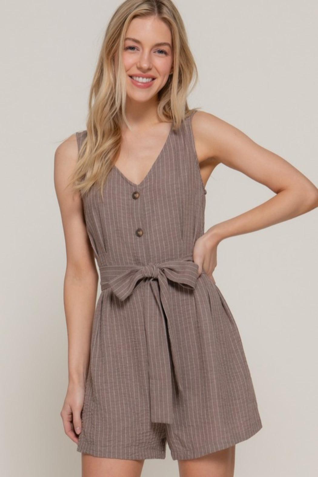 Striped Romper Product Image