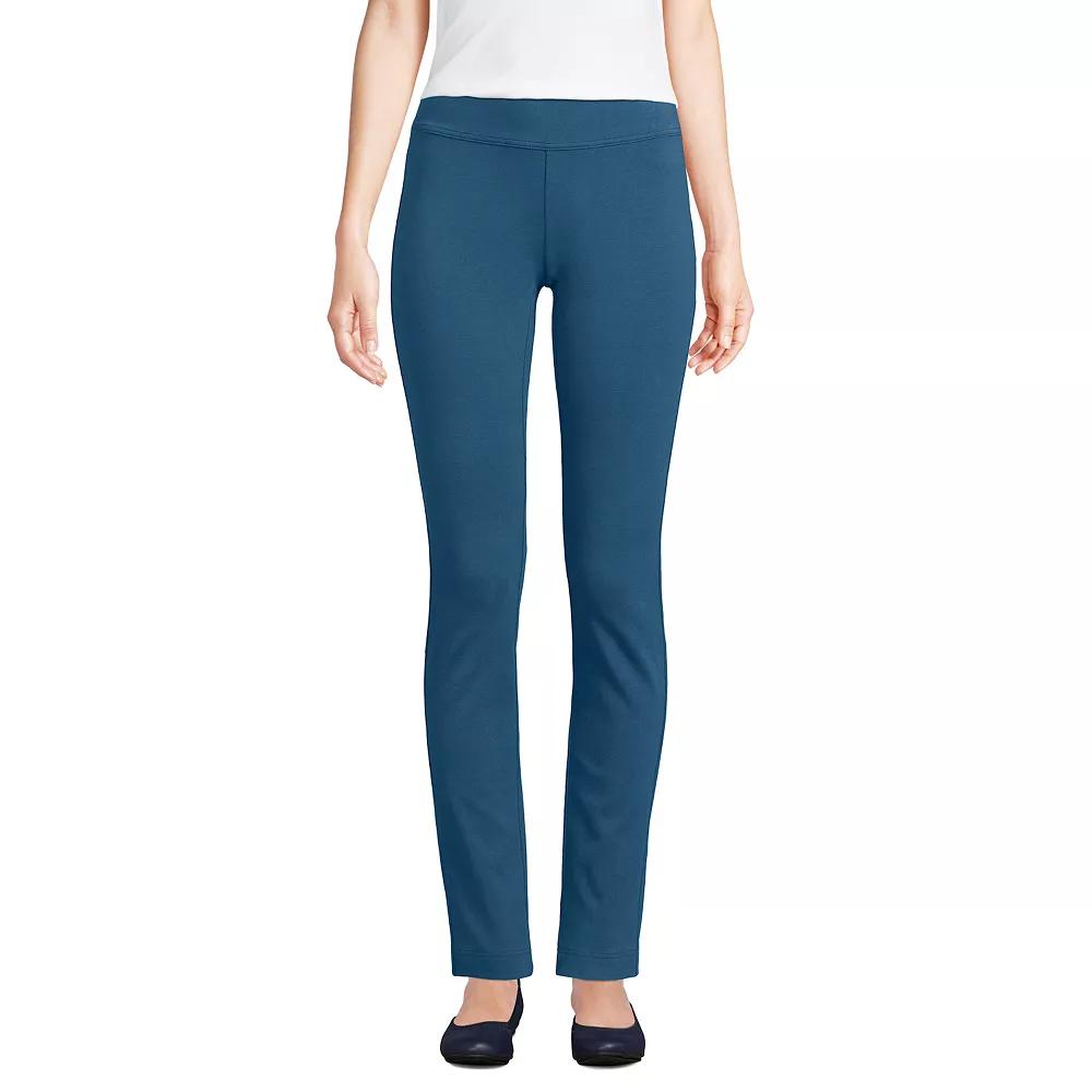 Petite Lands' End Starfish Slim Cut Pull-On Pants, Women's,  Product Image
