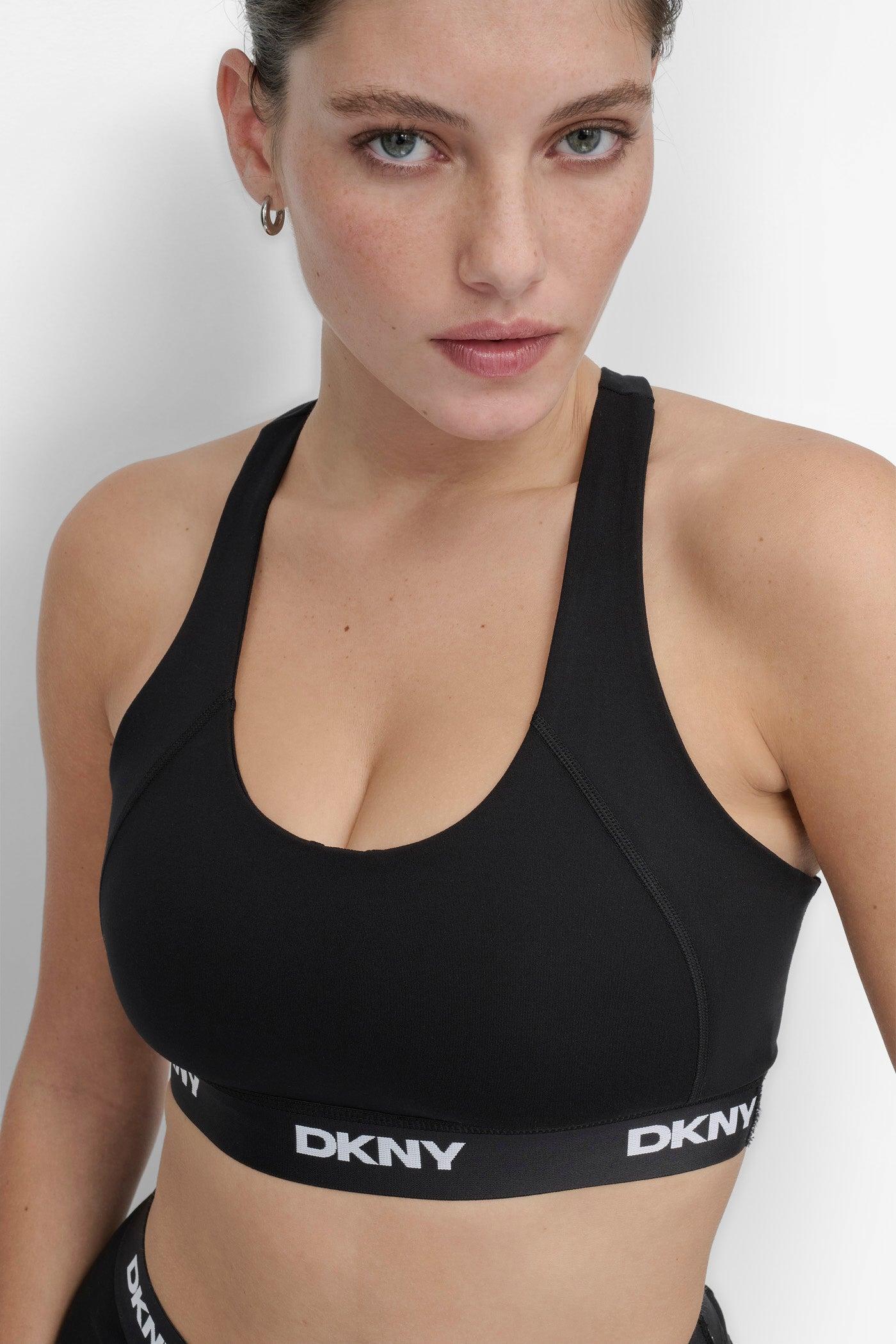 LOGO ELASTIC SCOOP NECK RACERBACK BRA Product Image