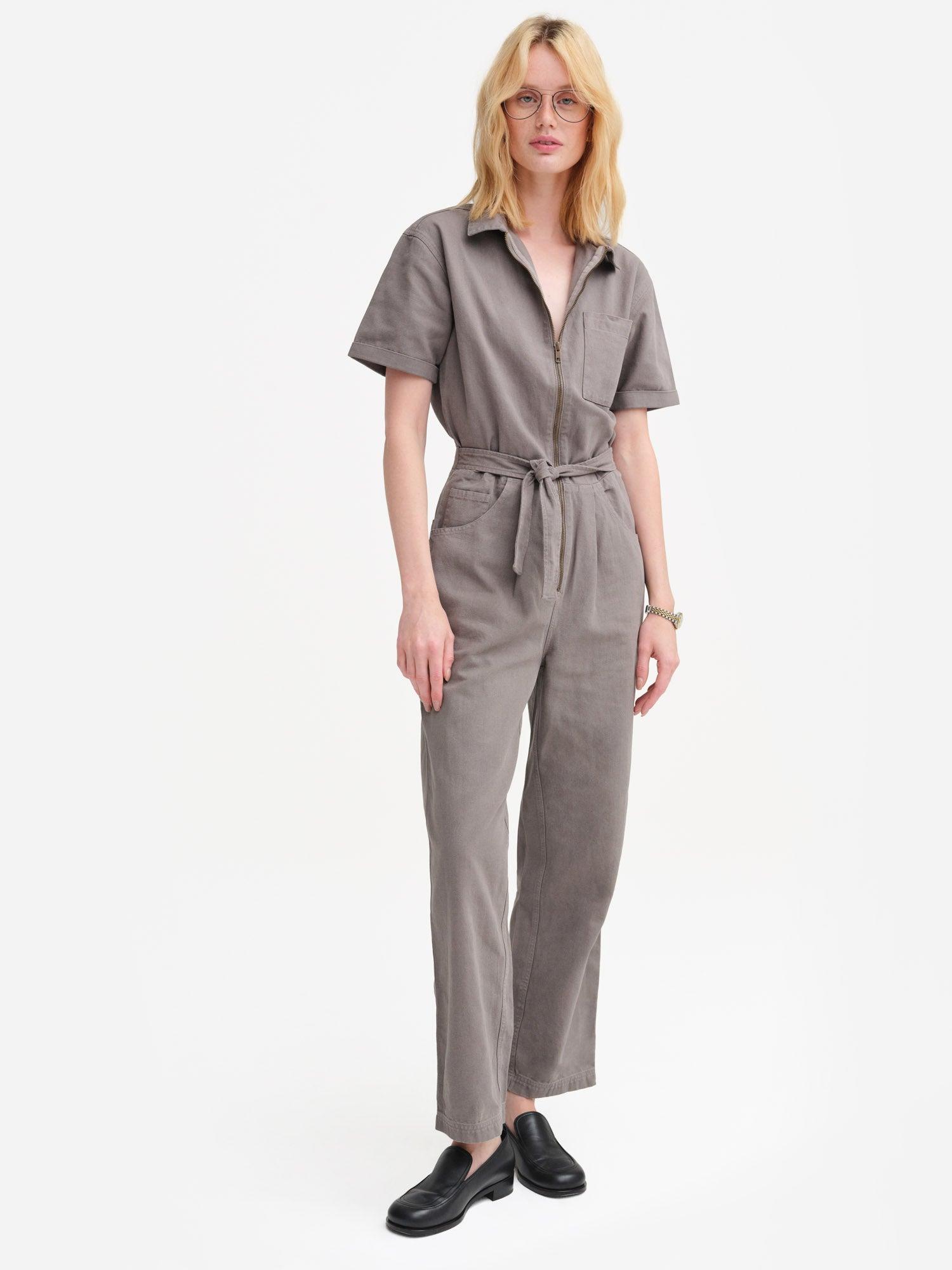 Organic Cotton Canvas Jumpsuit Female Product Image