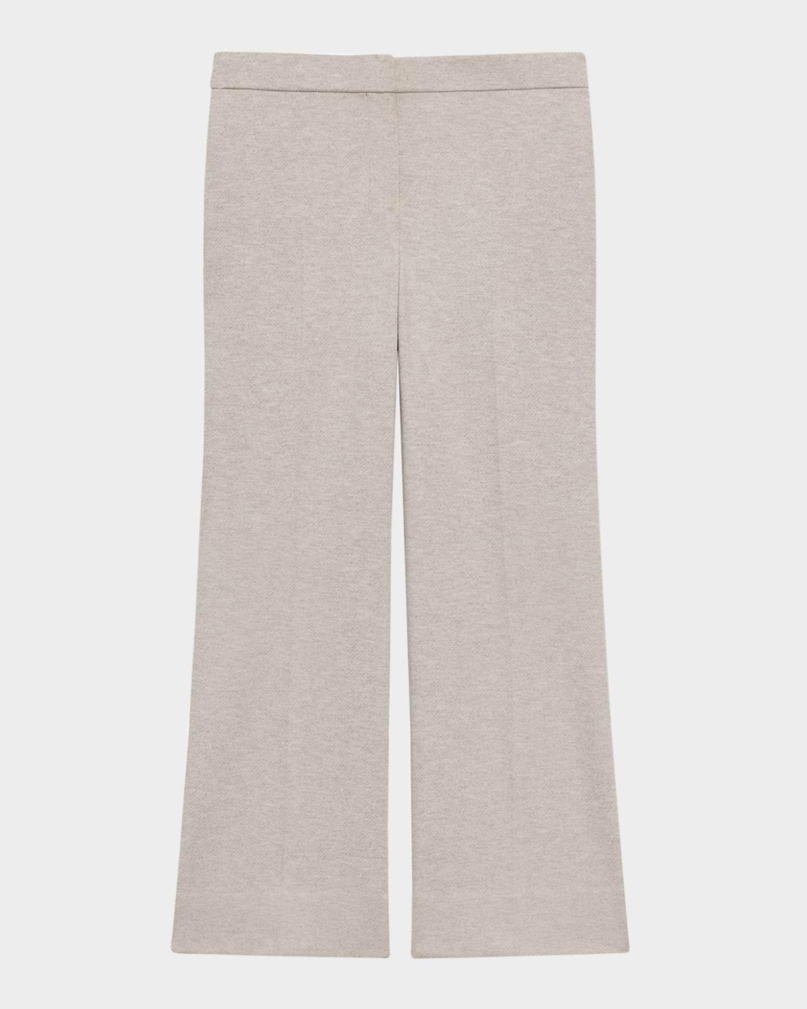 Herringbone Knit Cropped Pants Product Image