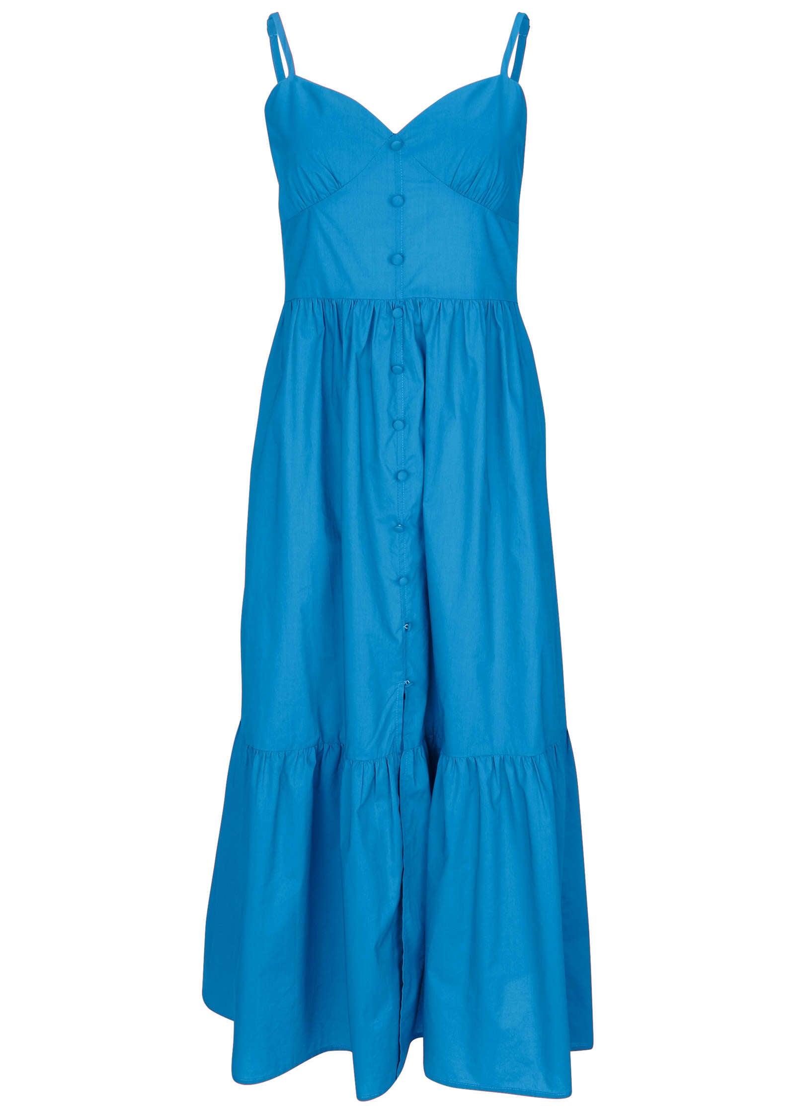 Button Front Maxi - Blue Product Image