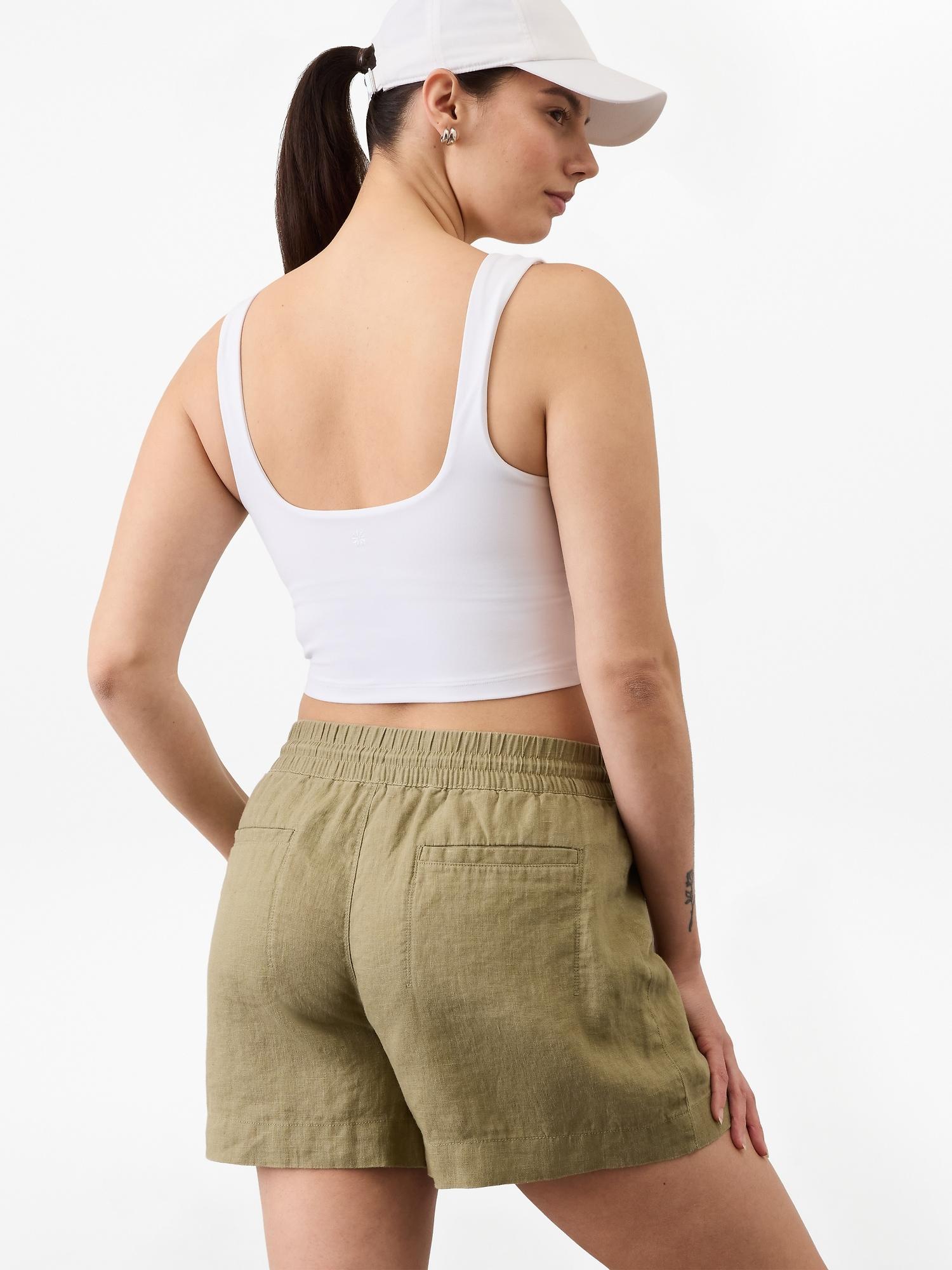 Retreat Linen Mid Rise Short Product Image