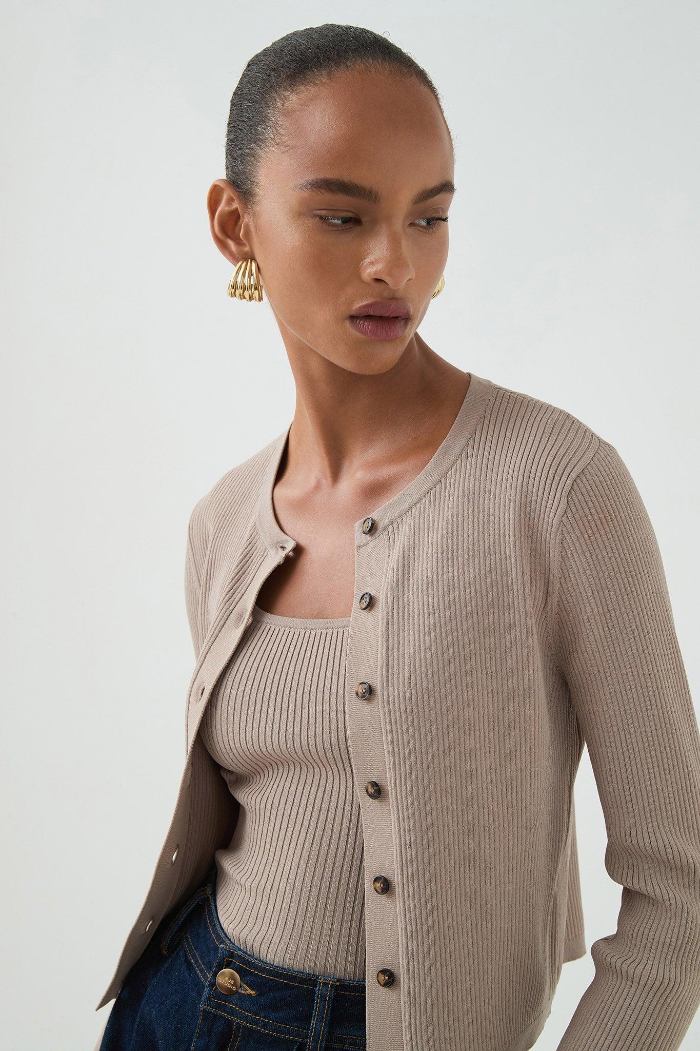 Deia Rib Knit Top Product Image