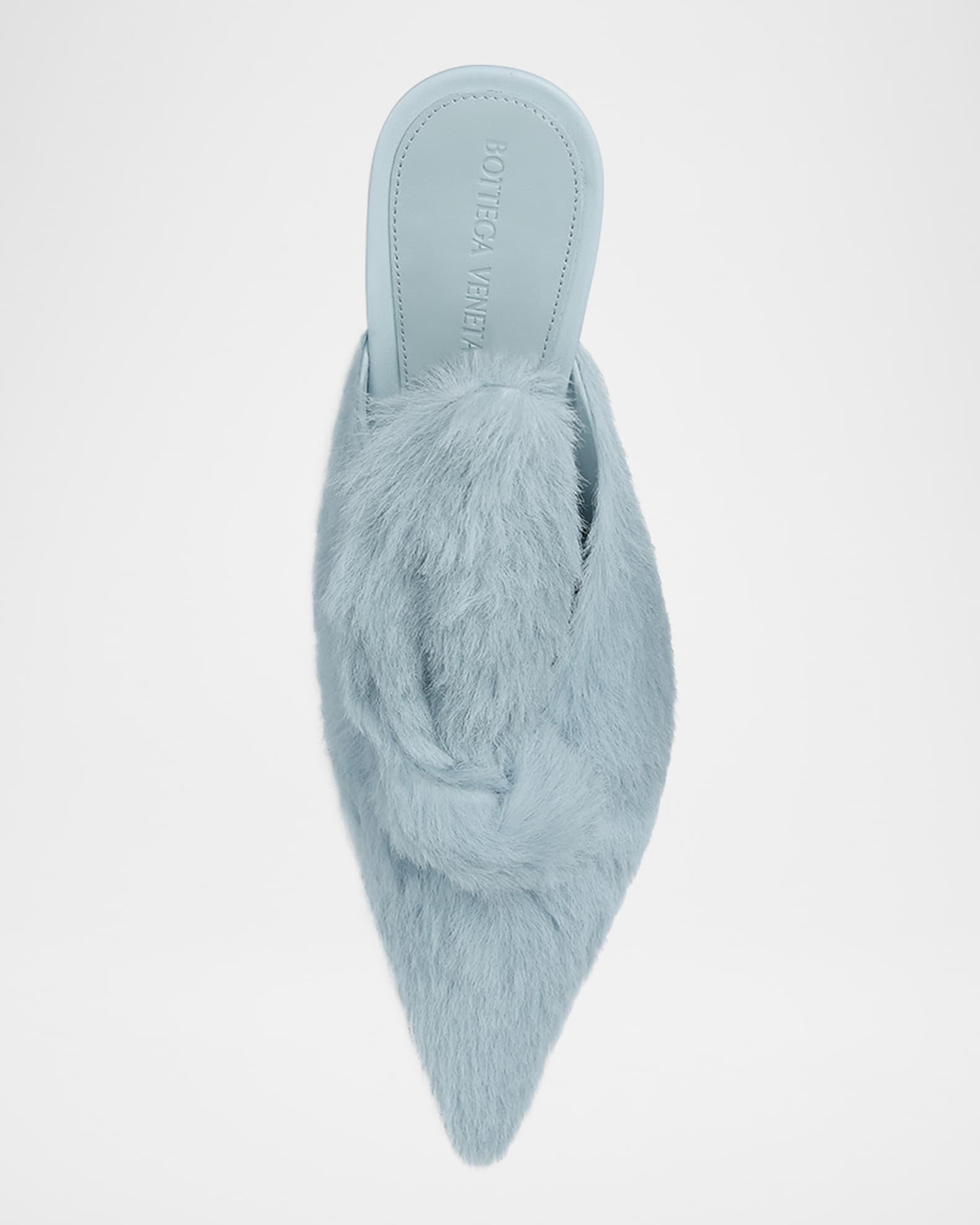 Knotted Calf Hair Mule Pumps Product Image