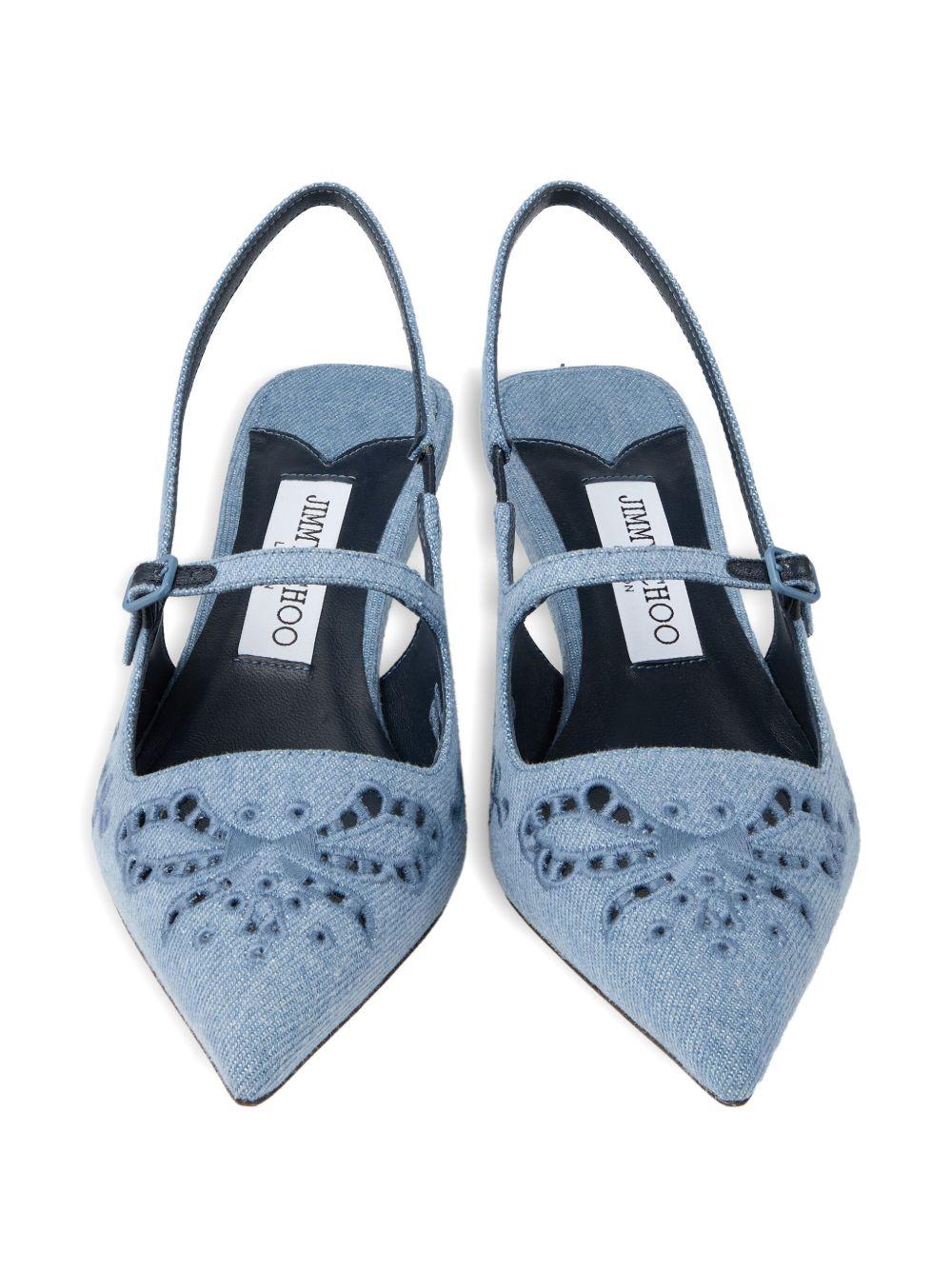 Didi embroidered slingback pumps Product Image