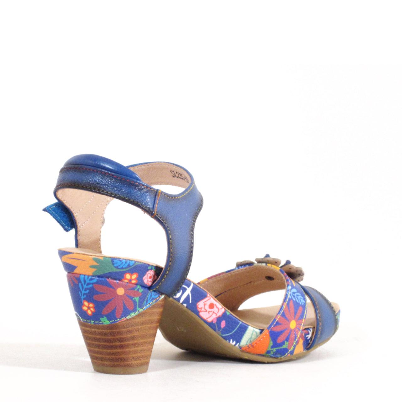 Daphne Retro Floral Heels Product Image