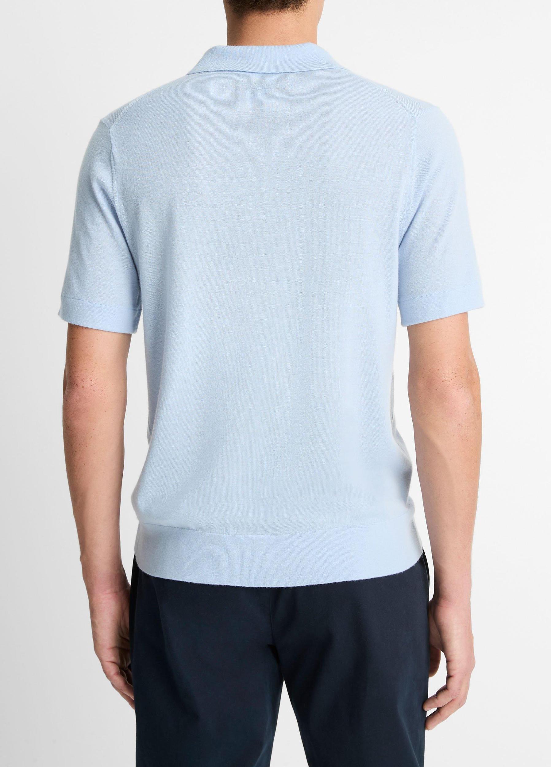 Featherweight Merino Wool-Cashmere Polo Sweater Product Image