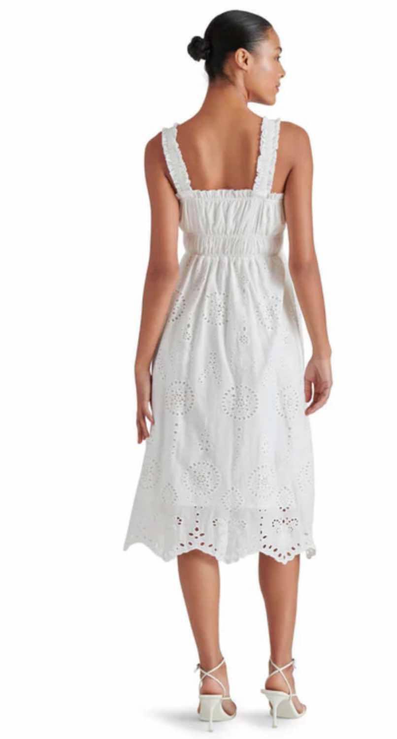 Steve Madden Eyelet Harmony Midi Dress Product Image
