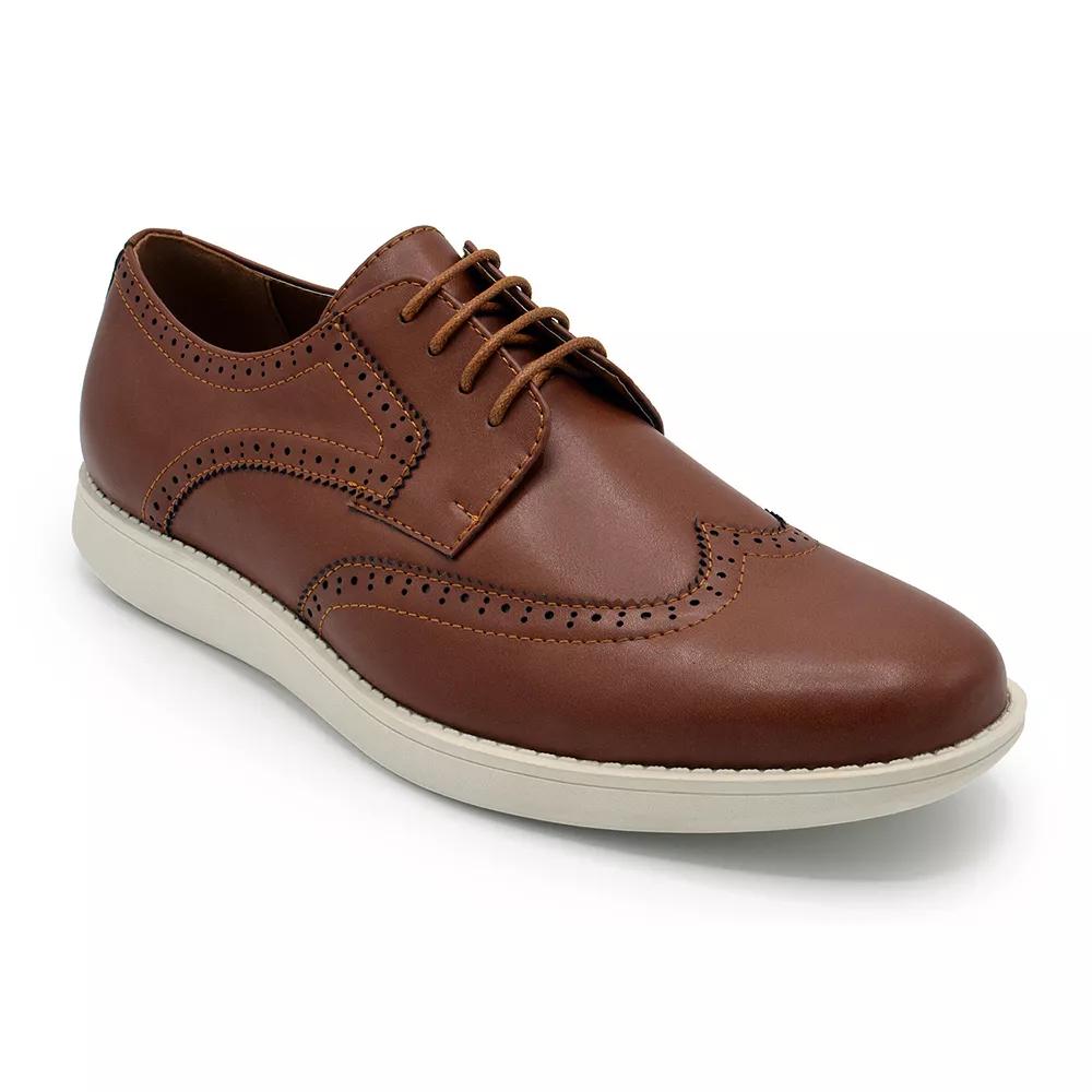 Aston Marc Men's Casual Wingtip Oxford Shoes, Size: 8, Brown Product Image