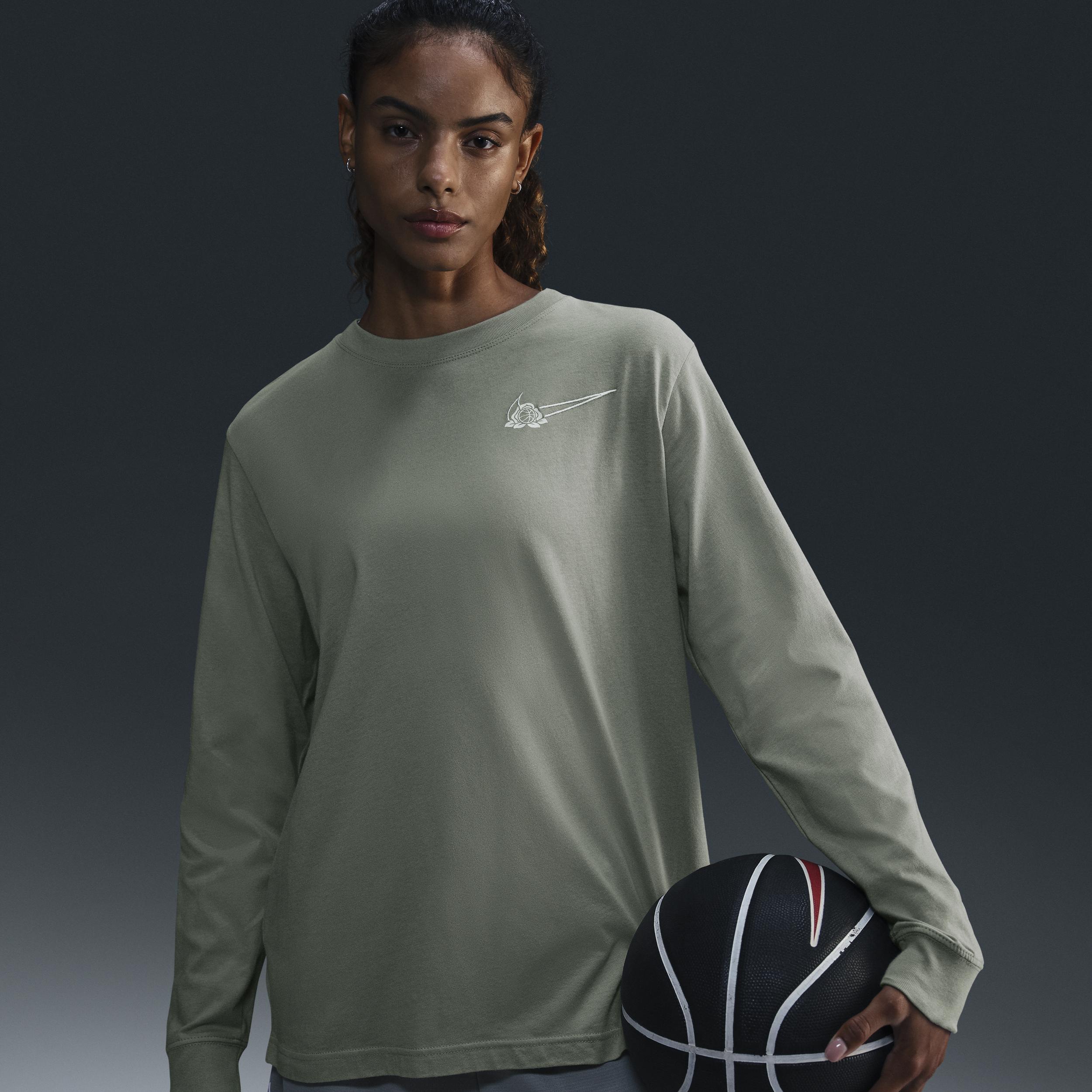 Nike Women's Long-Sleeve Graphic Basketball T-Shirt Product Image