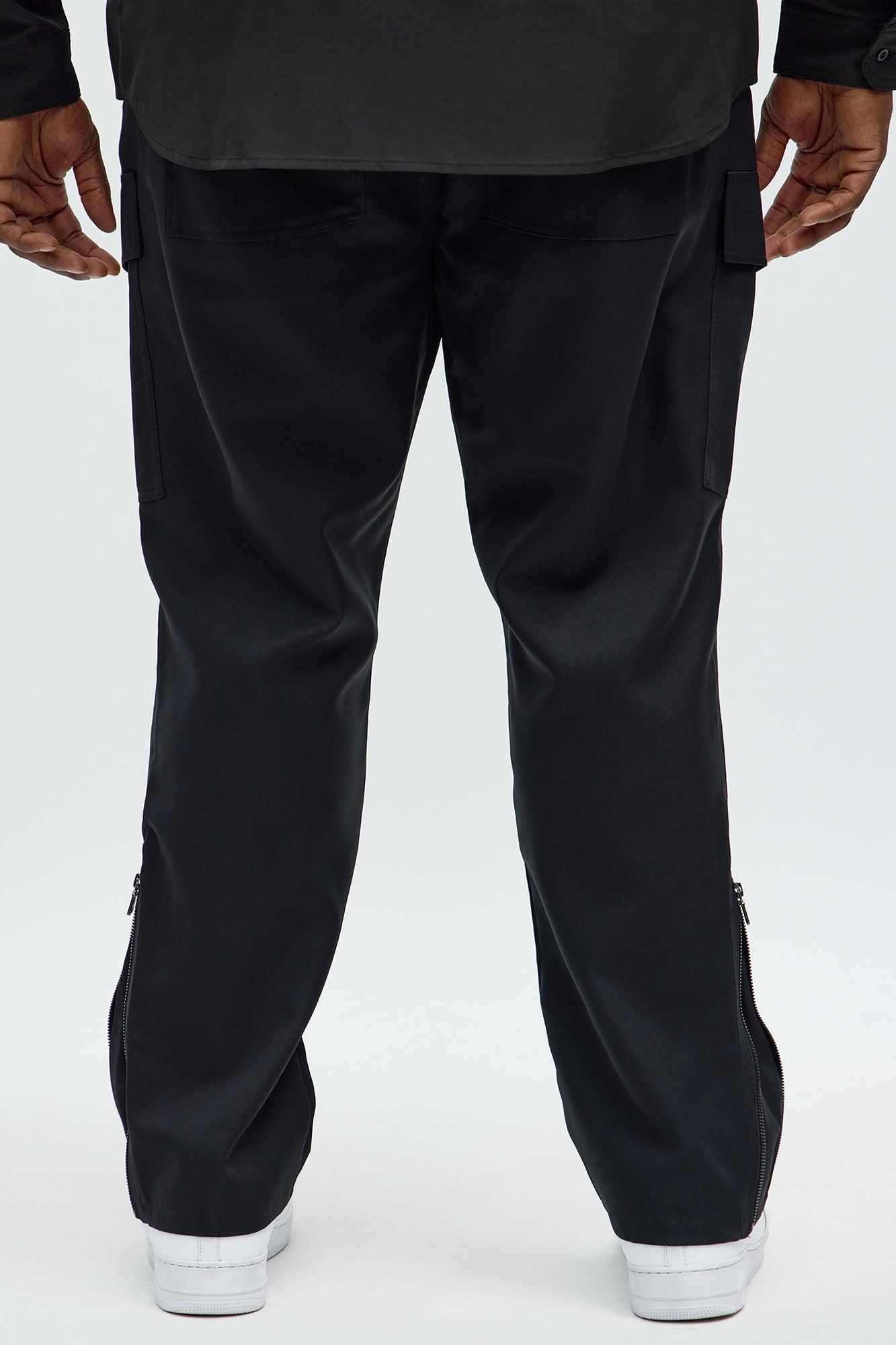 Slim Convertible Cargo Pants - Black Product Image