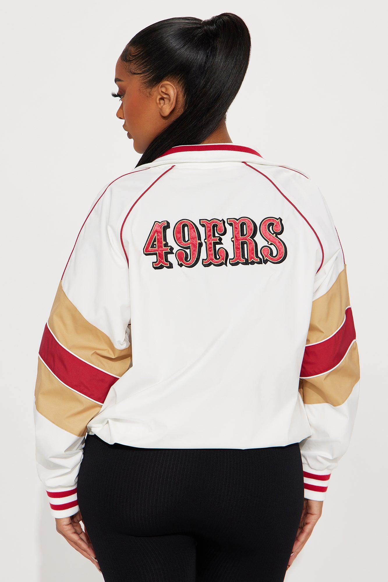 49ers Vintage Windbreaker - White Product Image