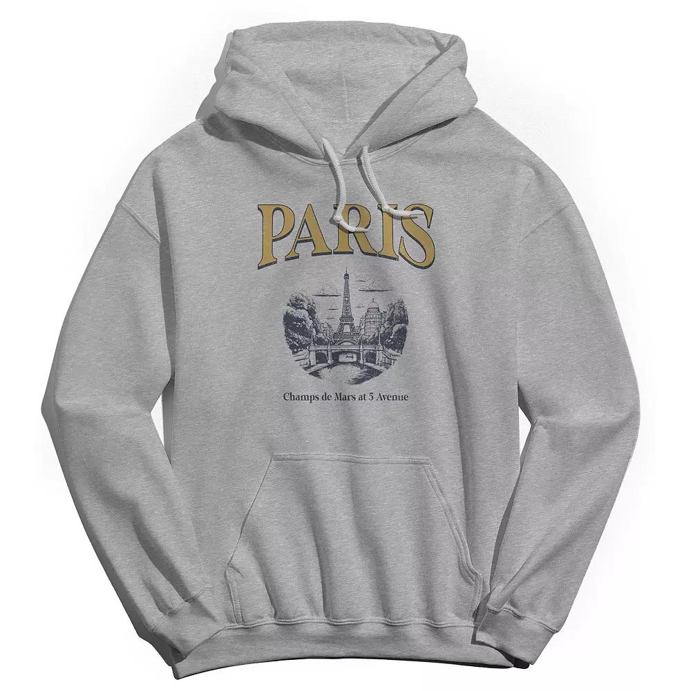 Men's Paris Ochre Hoodie, Size: Medium, Sport Gray Product Image