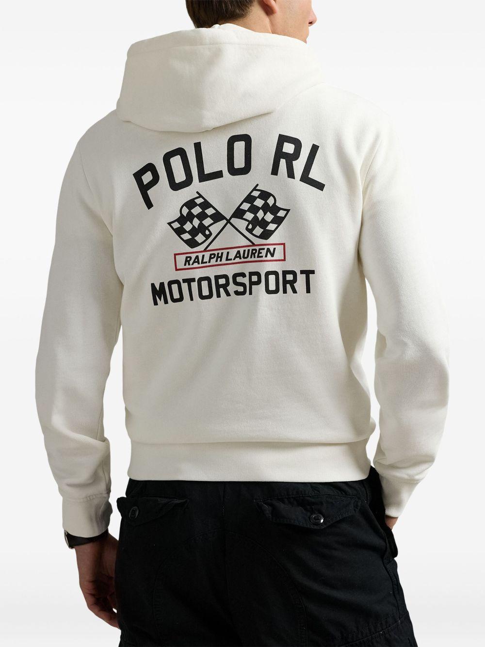 logo-embroidered hoodie Product Image