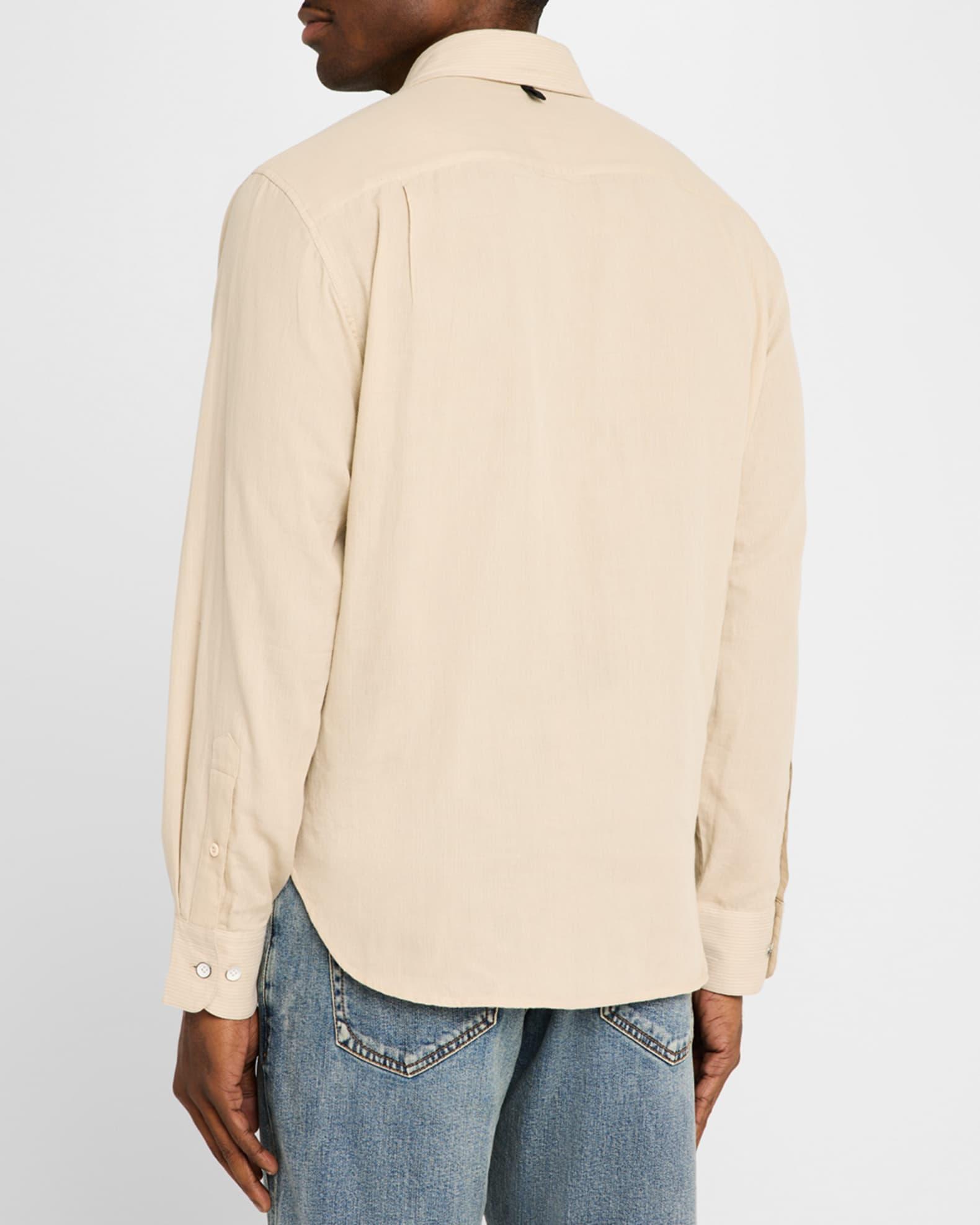 Men's Finch Gauze Striped Dress Shirt Product Image