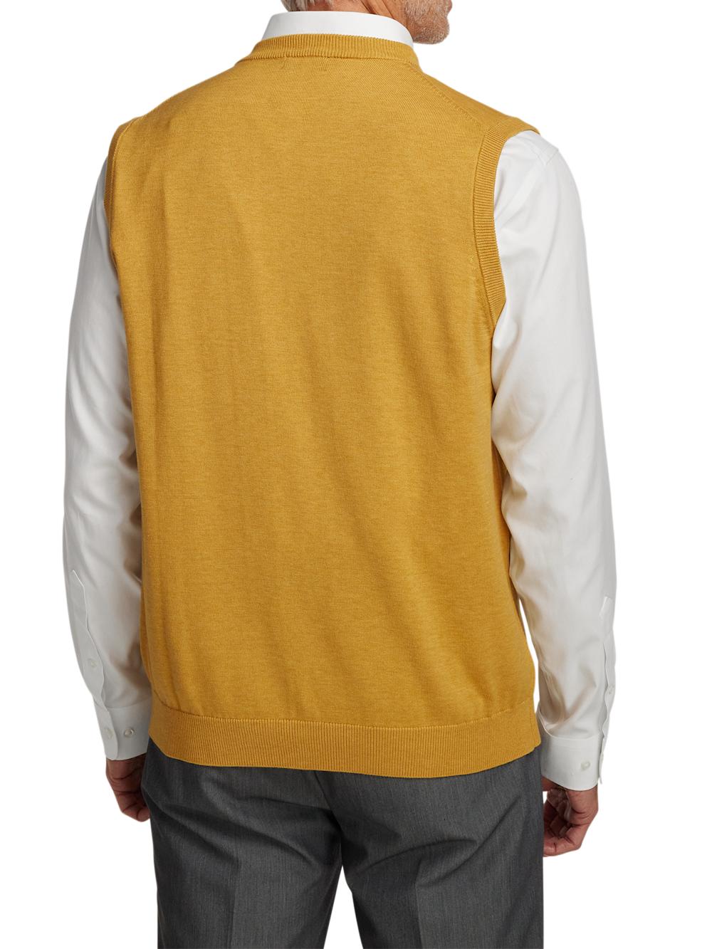 Supima Cotton Vest - Mustard Product Image