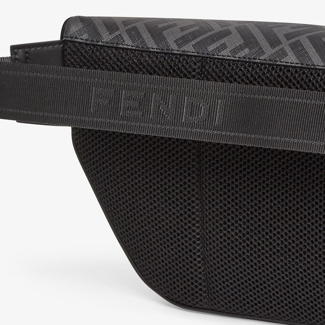 Fendi Diagonal Belt BagGray fabric belt bag Product Image