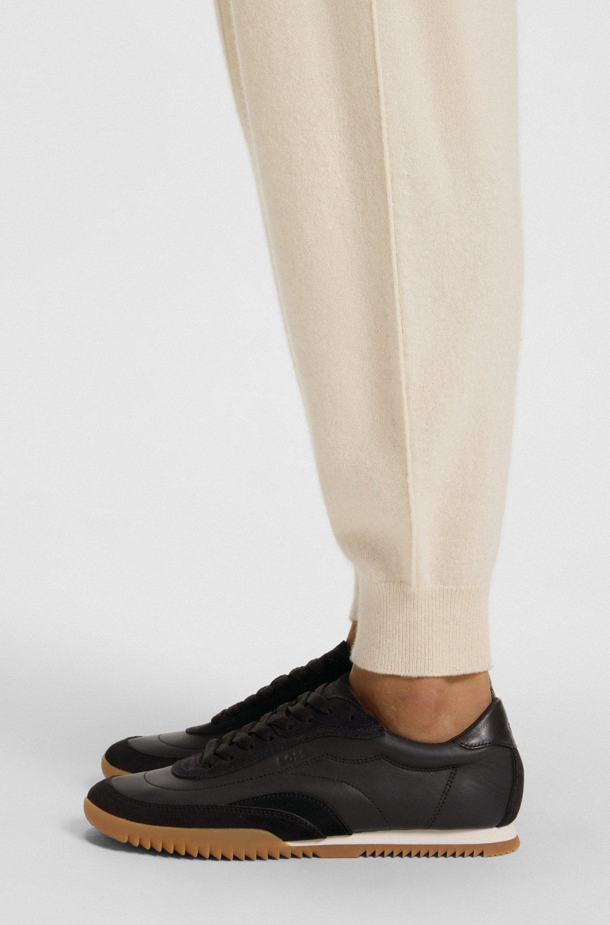 Trainers in leather and suede Product Image