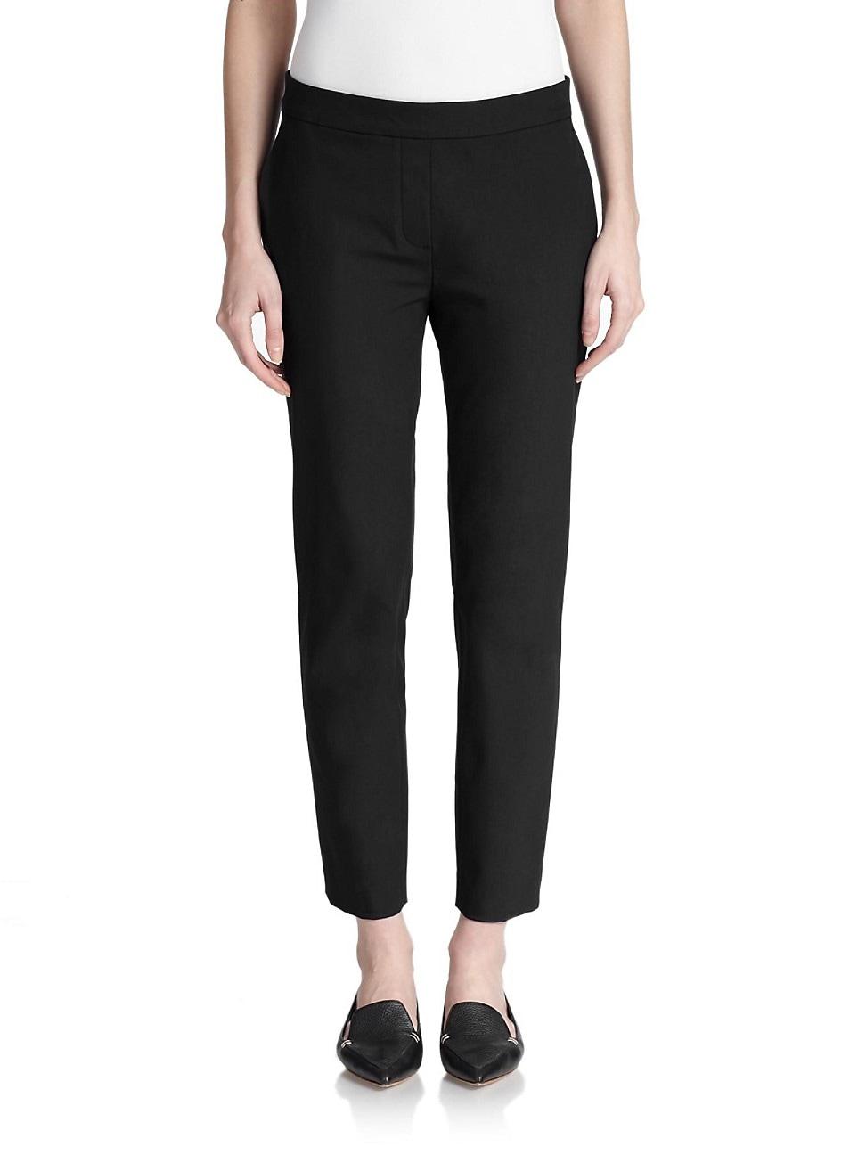 Womens Thaniel Twill Slim-Fit Crop Pants Product Image