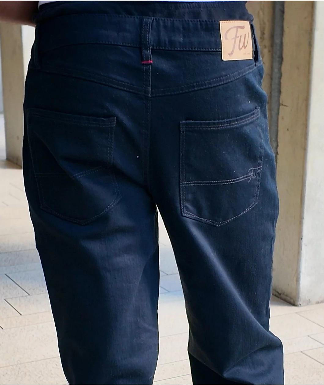 Freeworld Black Denim Straight Fit Jeans Product Image