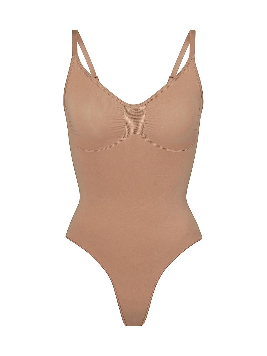 Womens Seamless Sculpt Thong Bodysuit Product Image