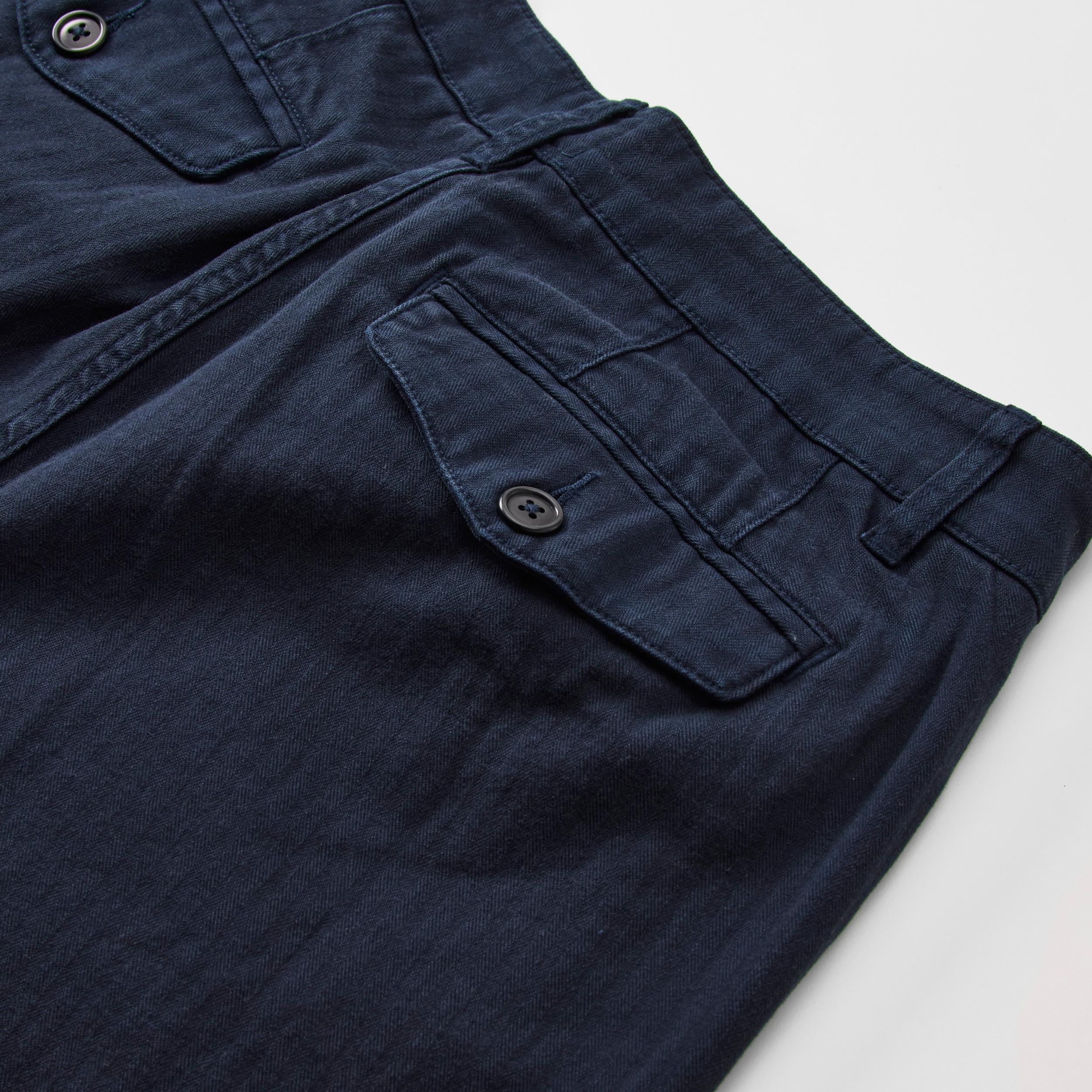 Pleated Herringbone Chino - HB Classic Product Image