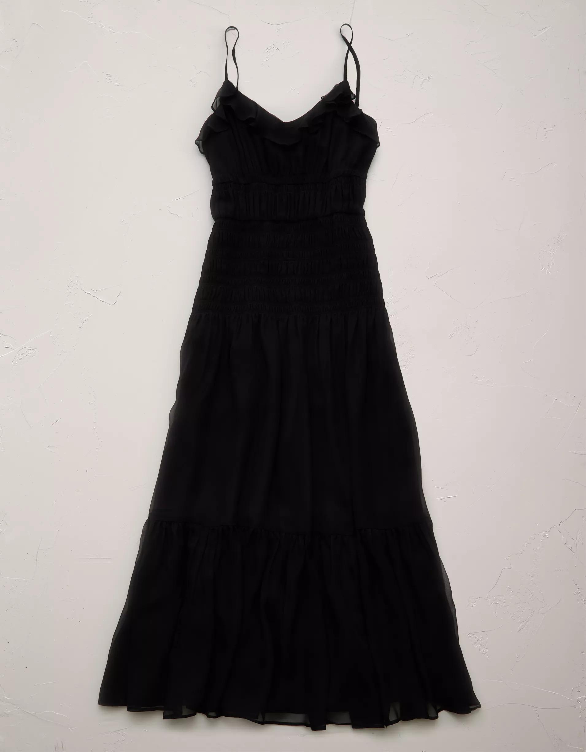 AE77 Premium Smocked Maxi Dress Product Image