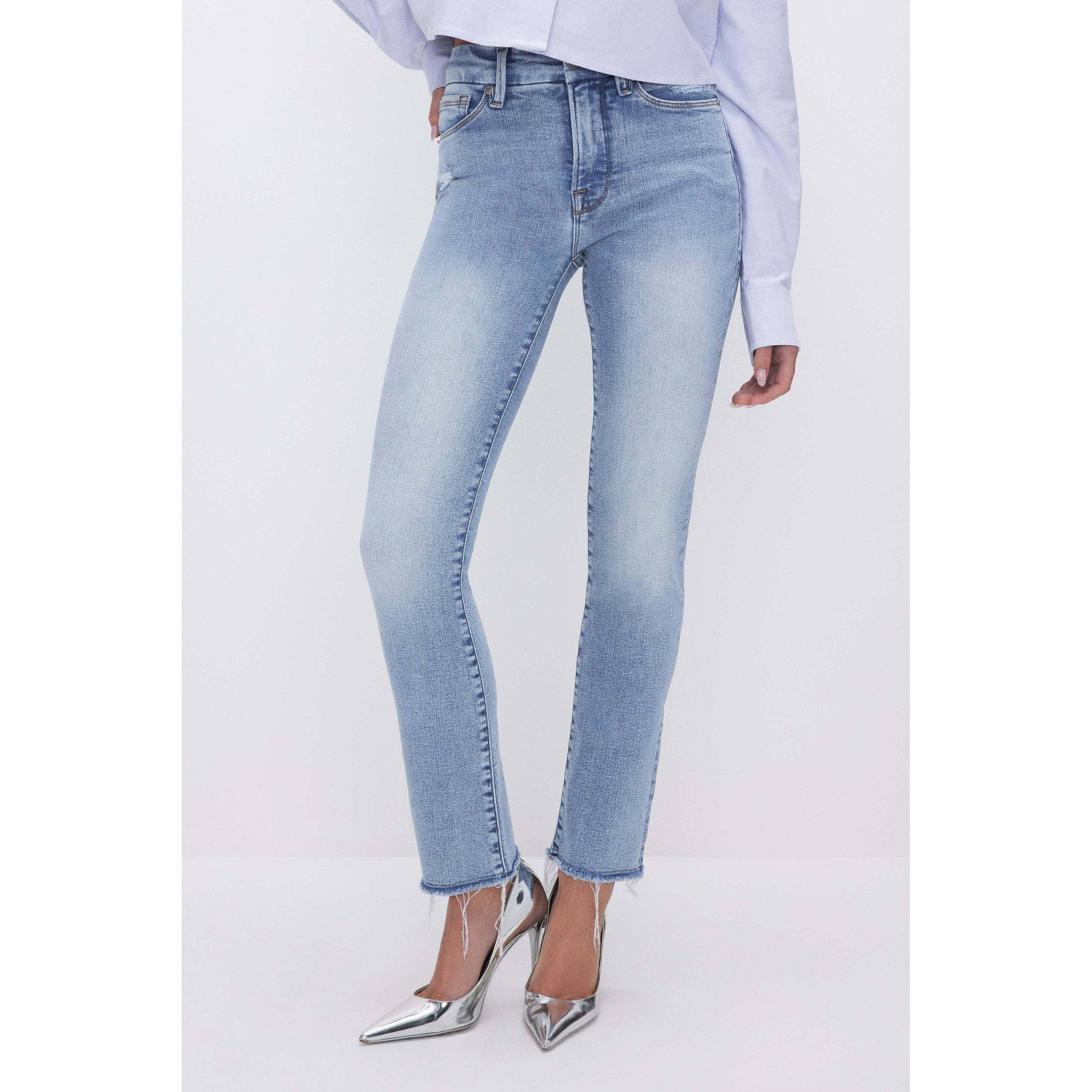 Womens Good Legs Straight Jeans | Extra Stretch, Flat Tummy Tech, Gap-Proof Waistband High Waisted Skinny Jeans | Indigo, 4 Siz Product Image