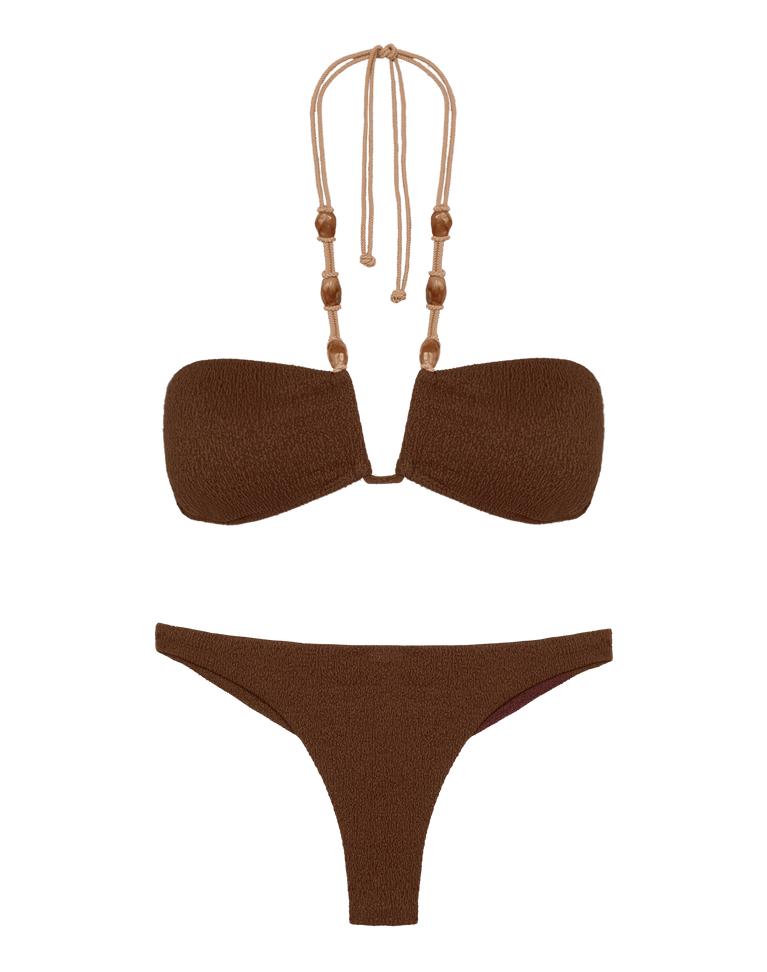 Firenze Corsica Carol Top - Brown Product Image