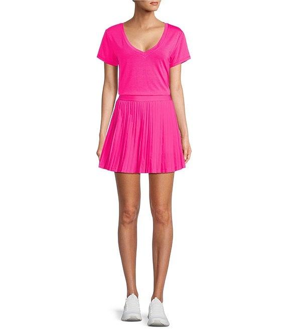 Antonio Melani Active Perfect Swing Pleated Tennis High Rise Mini Skirt Product Image