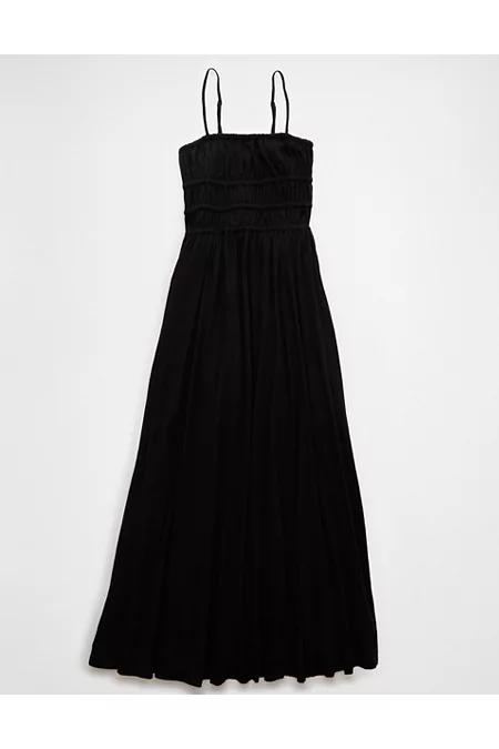 AE Sunchaser Knit Smocked Bodice Midi Dress Product Image