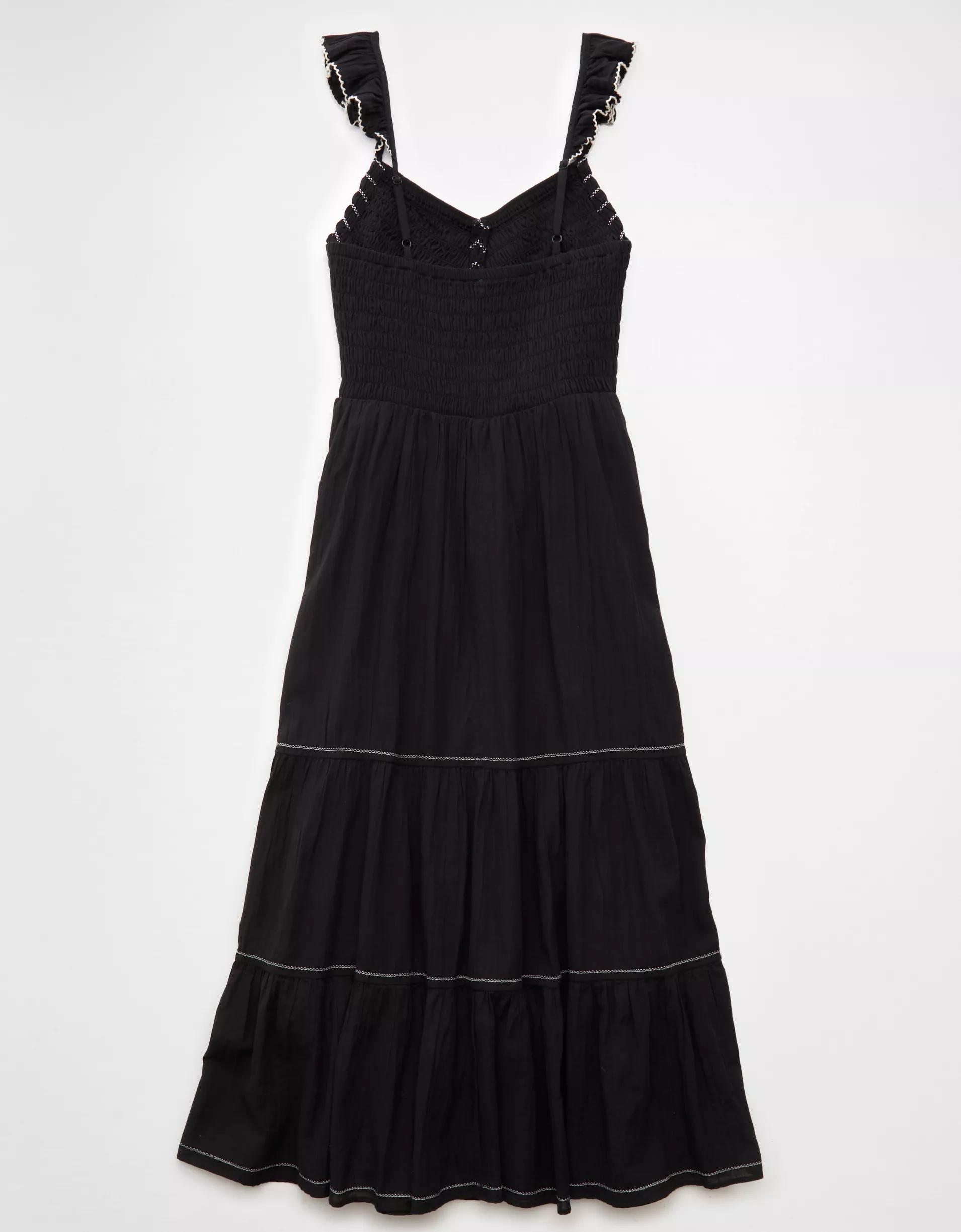 AE Bella Flutter Sleeve Midi Dress Product Image