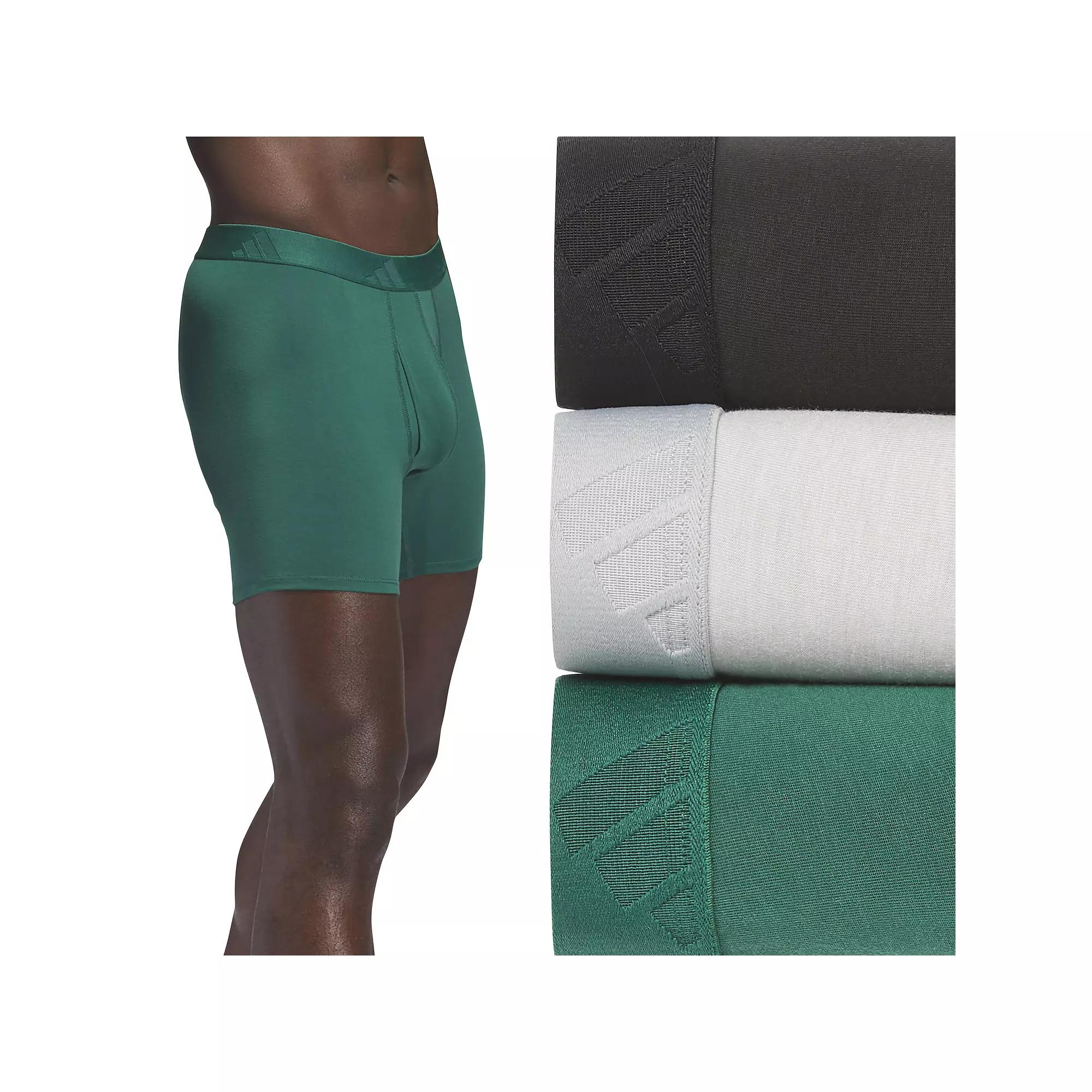 Men's adidas 3-Pack Luxe Comfort Boxer Briefs,  Product Image
