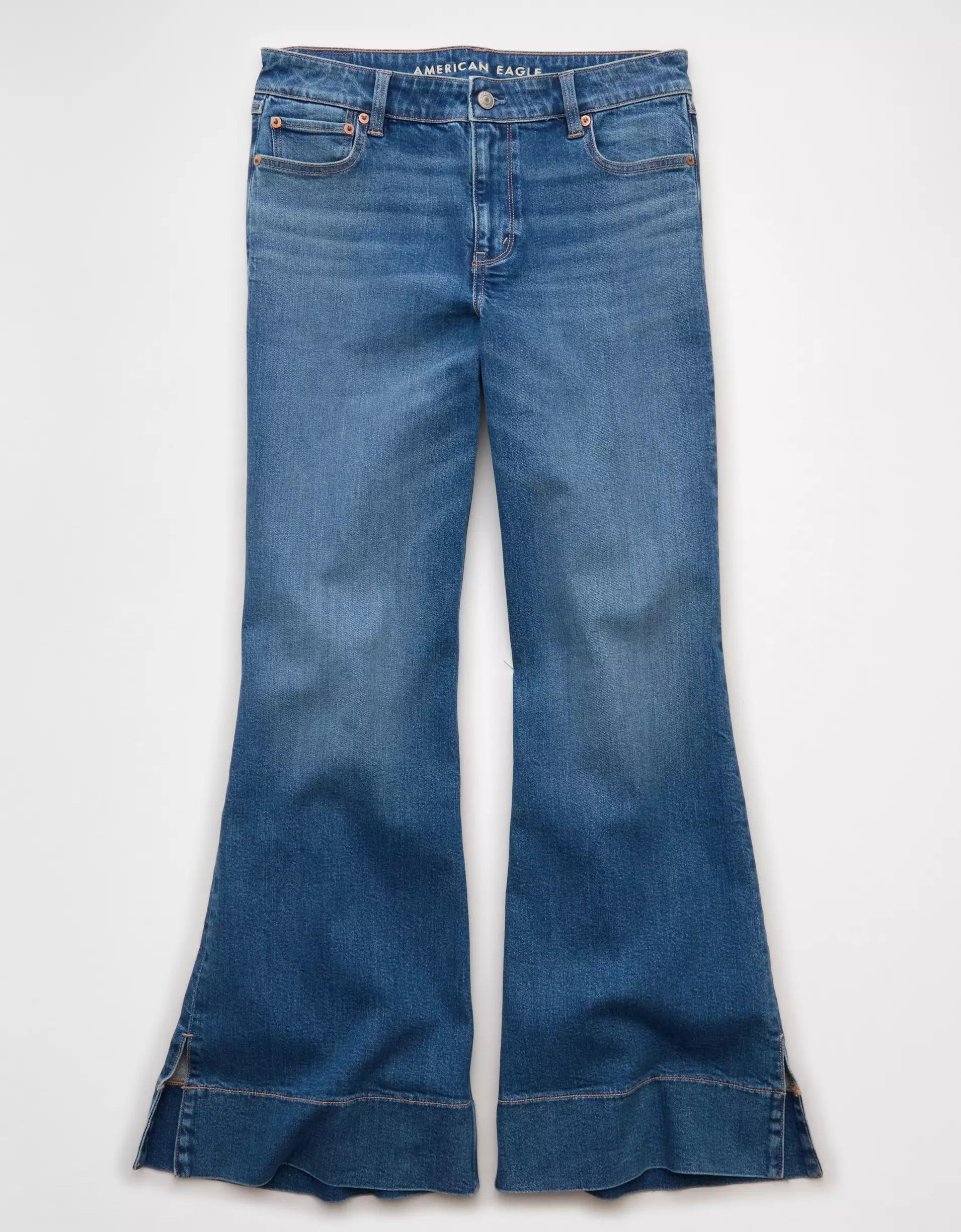 AE Stretch High-Waisted Flare Jean Product Image
