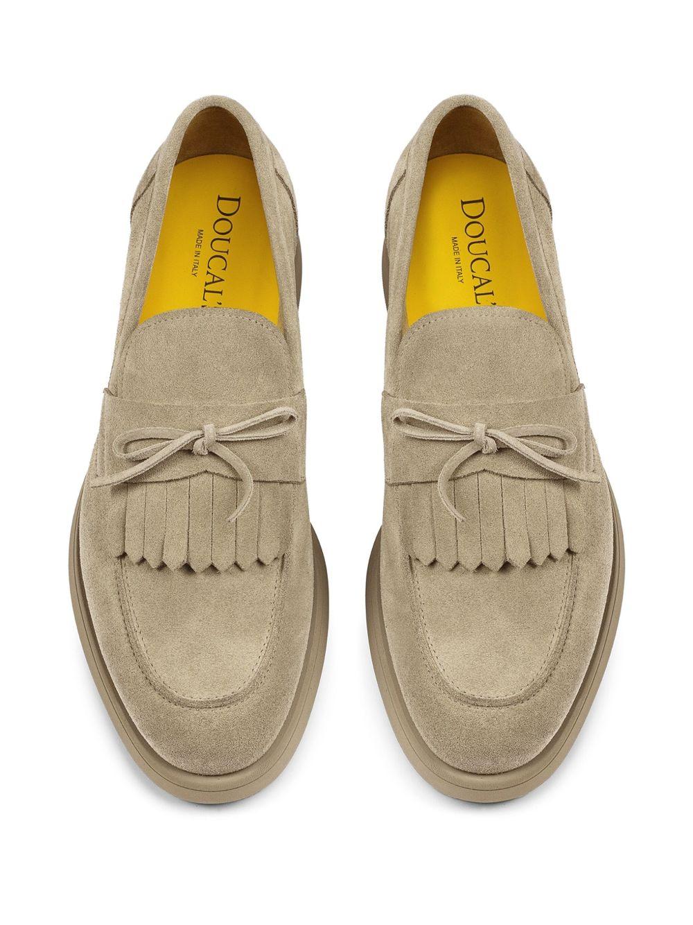 fringed suede loafers Product Image
